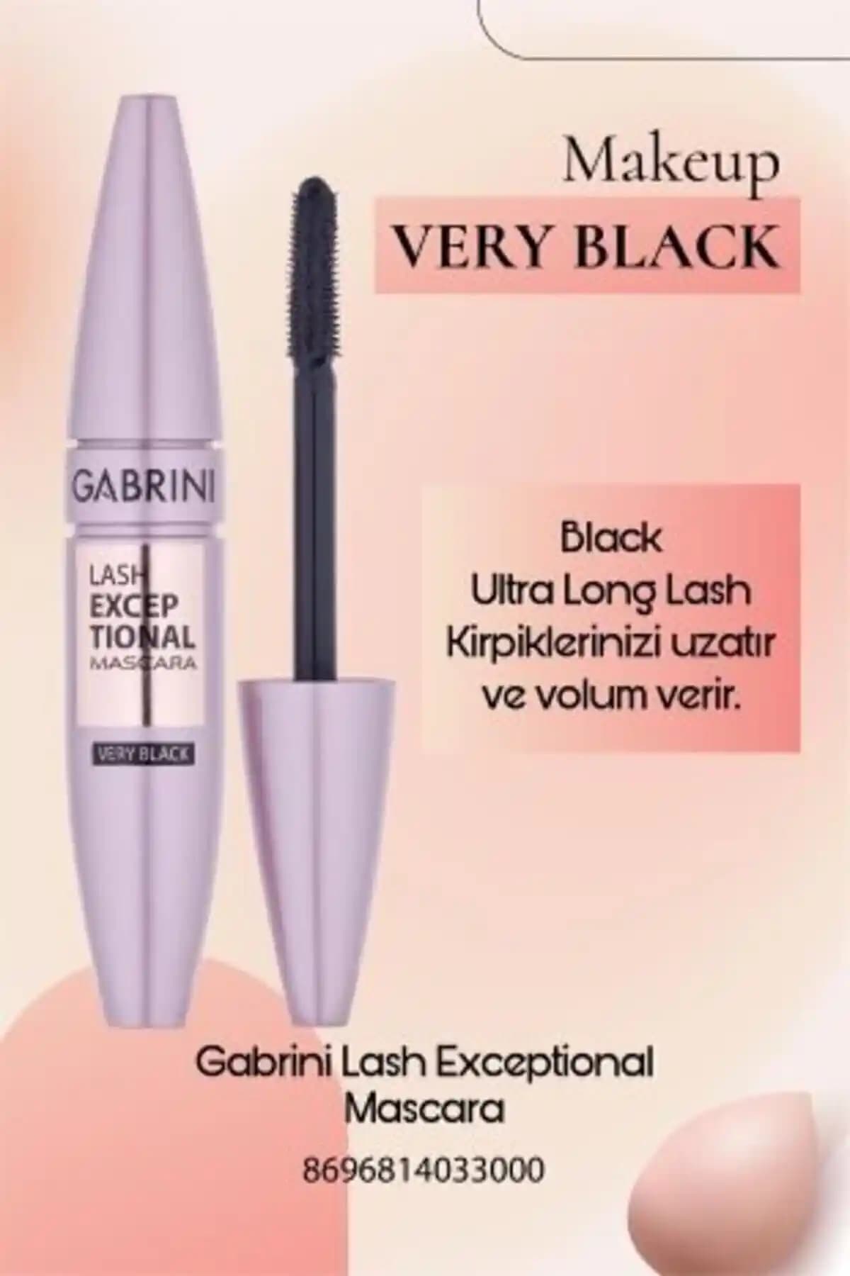 Gabrini Lash Exceptional Maskara: Hacim ve Kıvırma Özelliğiyle Günlük Kullanım İçin Uygun