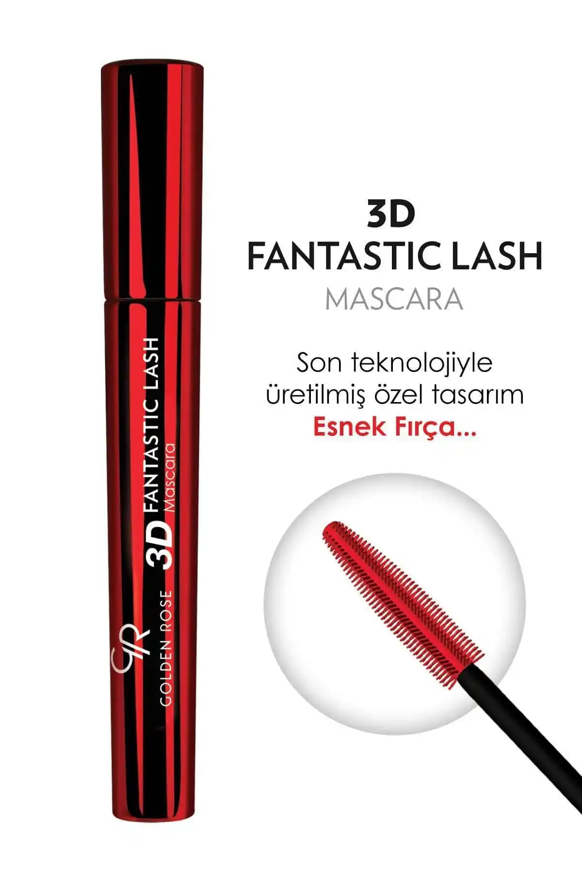 Golden Rose 3D Fantastic Lash Maskarası ile doğal ve etkileyici kirpikler elde edin