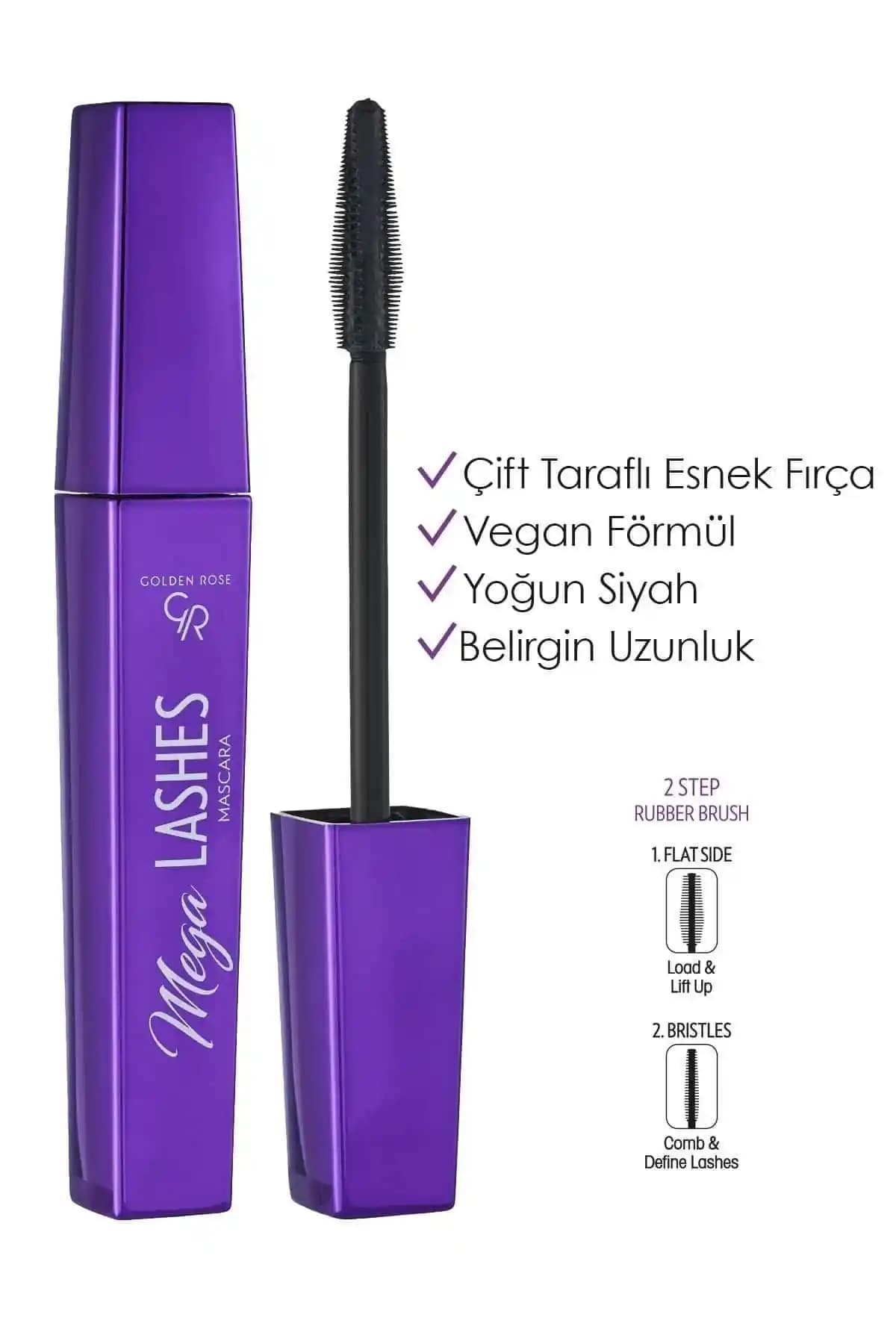 Golden Rose Mega Lashes Maskara: Hacim ve Uzama Sağlayan Mini Boy Maskara