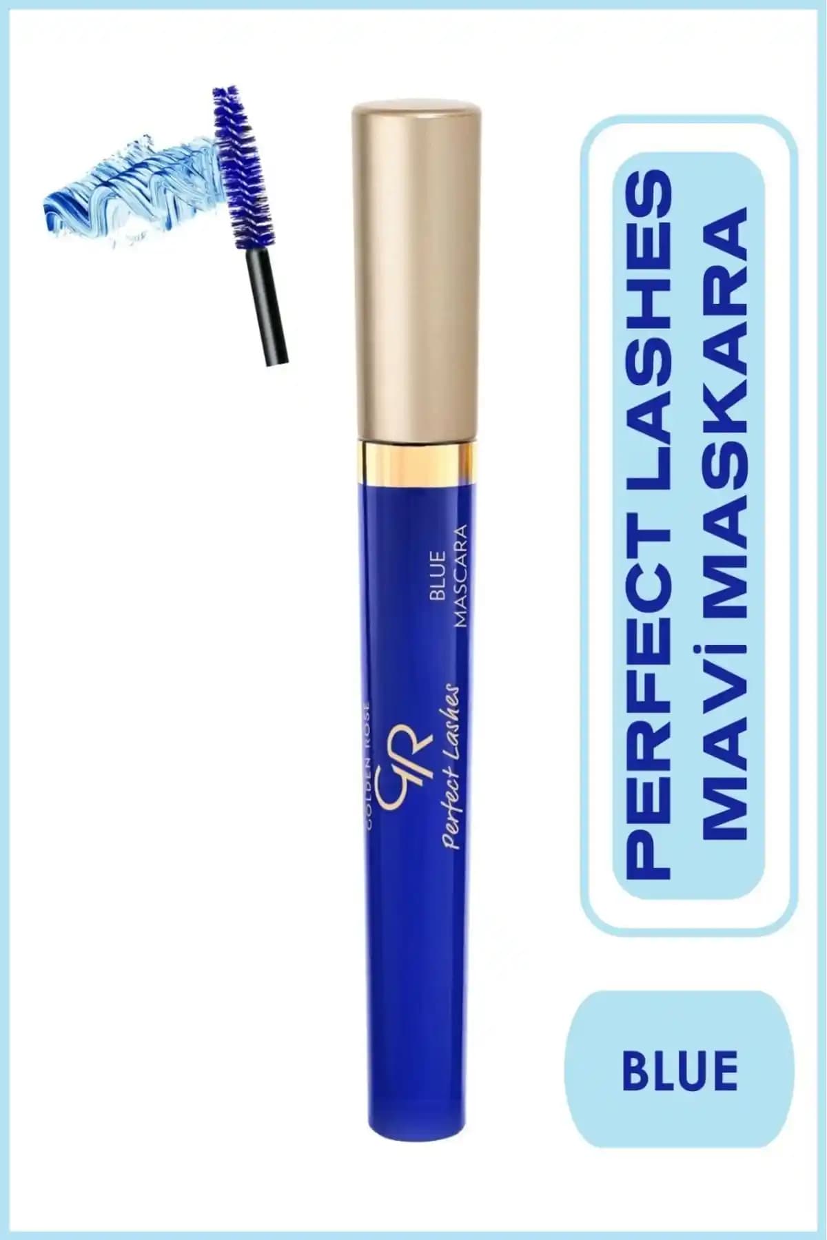Golden Rose Perfect Lashes Blue Maskara: Canlı Mavi Renk ve Hacim Veren Kirpik Maskarası