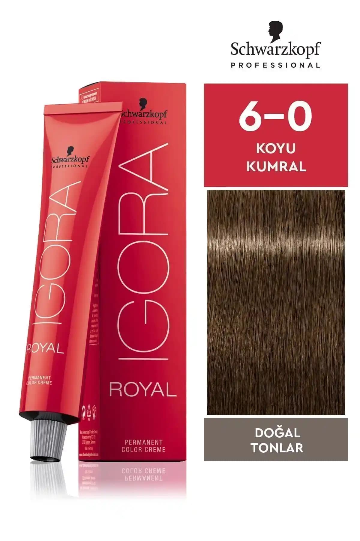 Igora Royal Doğal Tonlar 6-0 ve 7-00 Koyu Kumral Renk Karşılaştırması ve Özellikleri