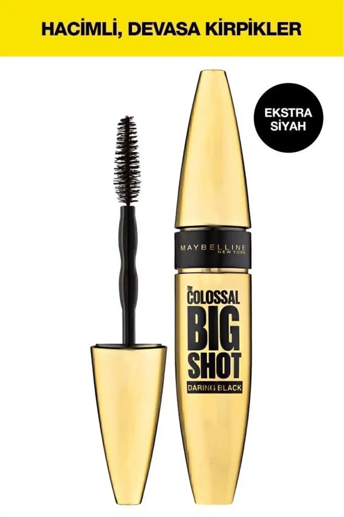 Maybelline The Colossal Big Shot Daring Ekstra Siyah Maskara İncelemesi ve Kullanıcı Yorumları