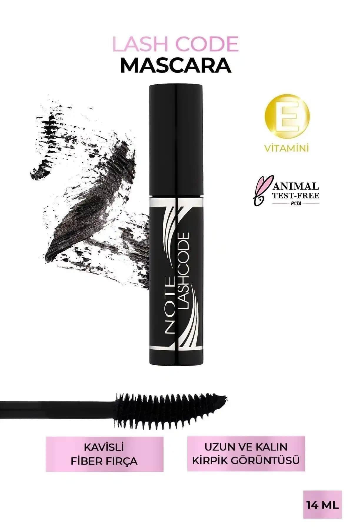 Note Cosmetics Lash Code Maskara ile Uzun ve Kıvrık Kirpikler Elde Edin