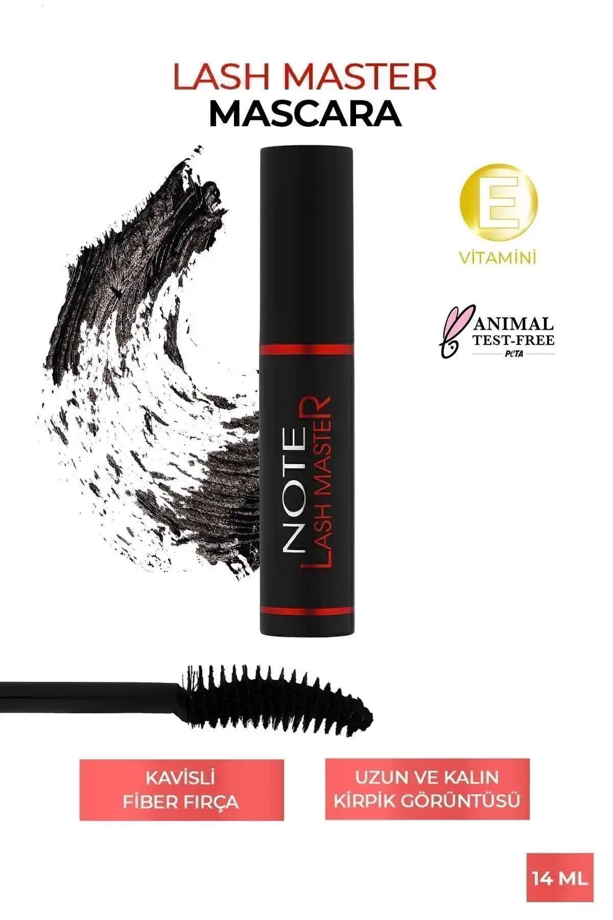 Note Cosmetics Lash Master Maskara: Hacim ve Uzunluk Sağlayan Günlük Kullanım Maskarası