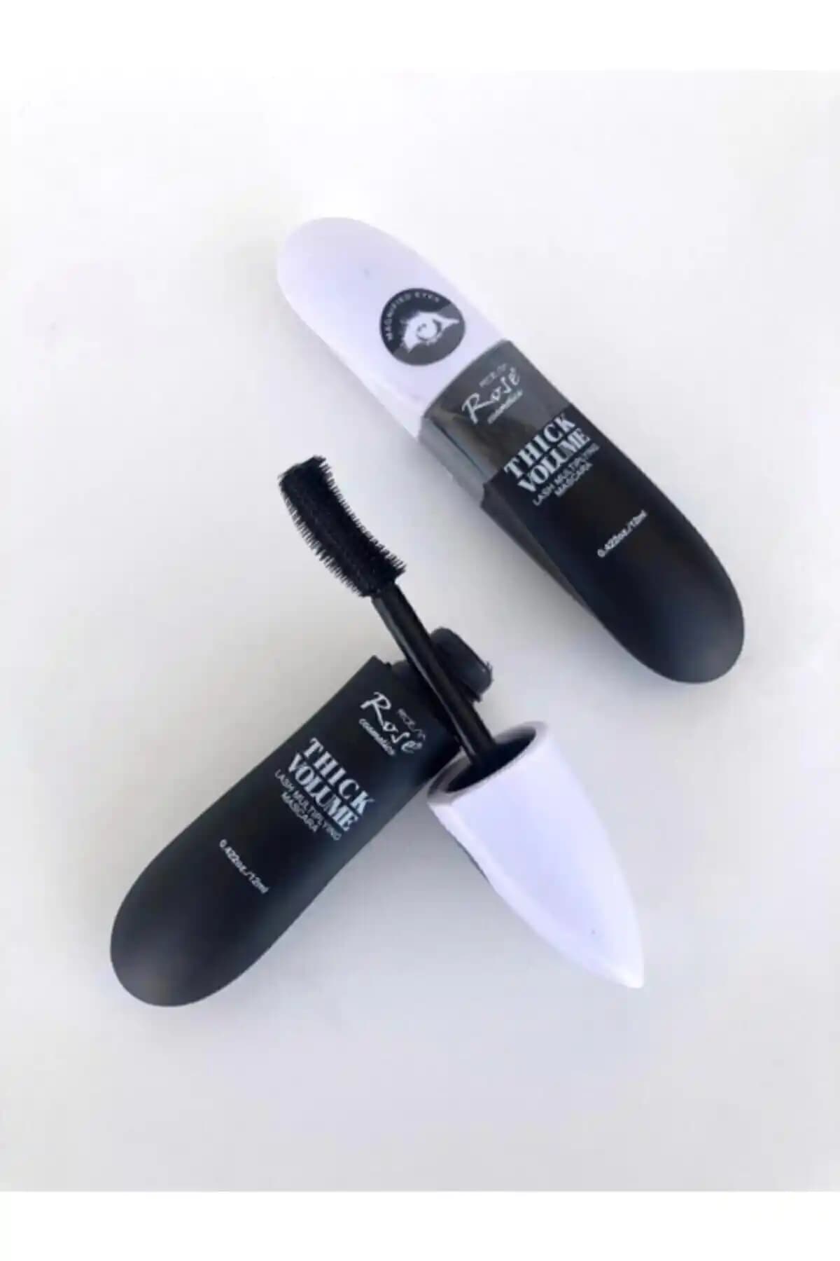 Roesıa Rose Cosmetics Hacim Veren Siyah Kirpik Maskarası Günlük Kullanım İçin Uygun