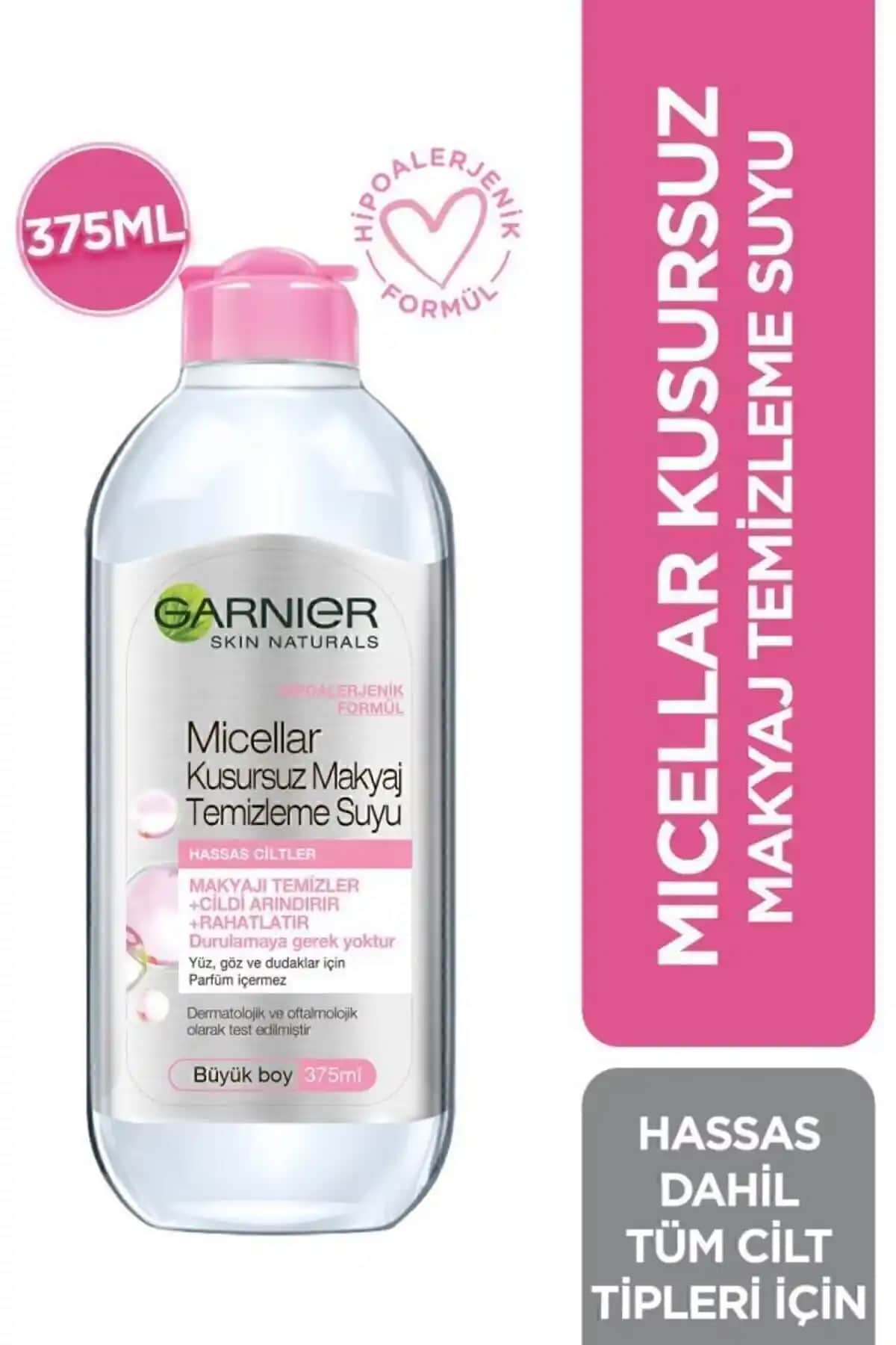 Garnier STD Micellar Kusursuz Makyaj Temizleme Suyu: Hassas Ciltler İçin Etkili ve Güvenli Temizlik Çözümü