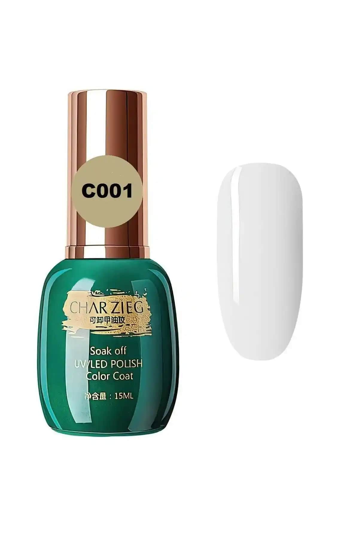 Charzieg 15 ml Kalıcı UV Led Oje Kireç Beyazı Modern Manikür Deneyimi