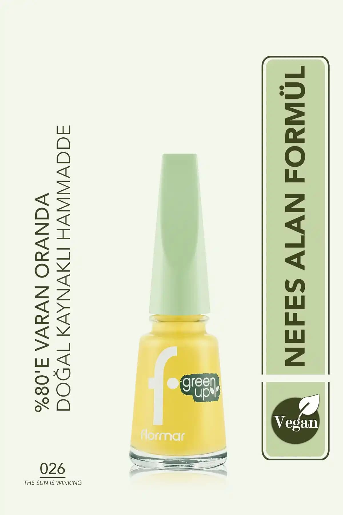 2025'te Flormar Green Up Vegan Oje ile Tırnaklarınızda Doğal Parlaklık