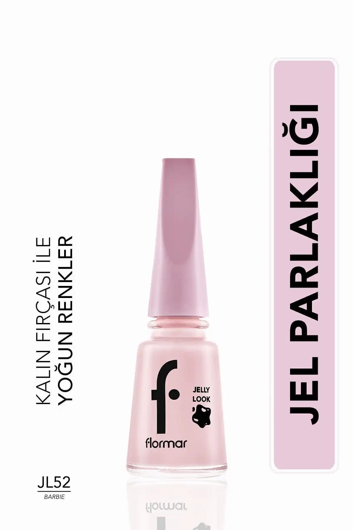 Flormar Jel Görünümlü Parlak Oje Pembe - Yaz Aylarına Uygun Kaliteli ve Dayanıklı Tırnak Rengi