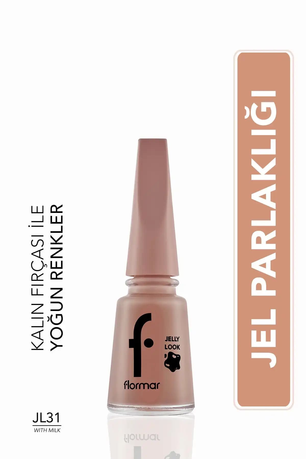 Flormar Jelly Look Coffee With Milk 31 Oje: Parlak ve Uzun Süre Dayanan Doğal Tonlar