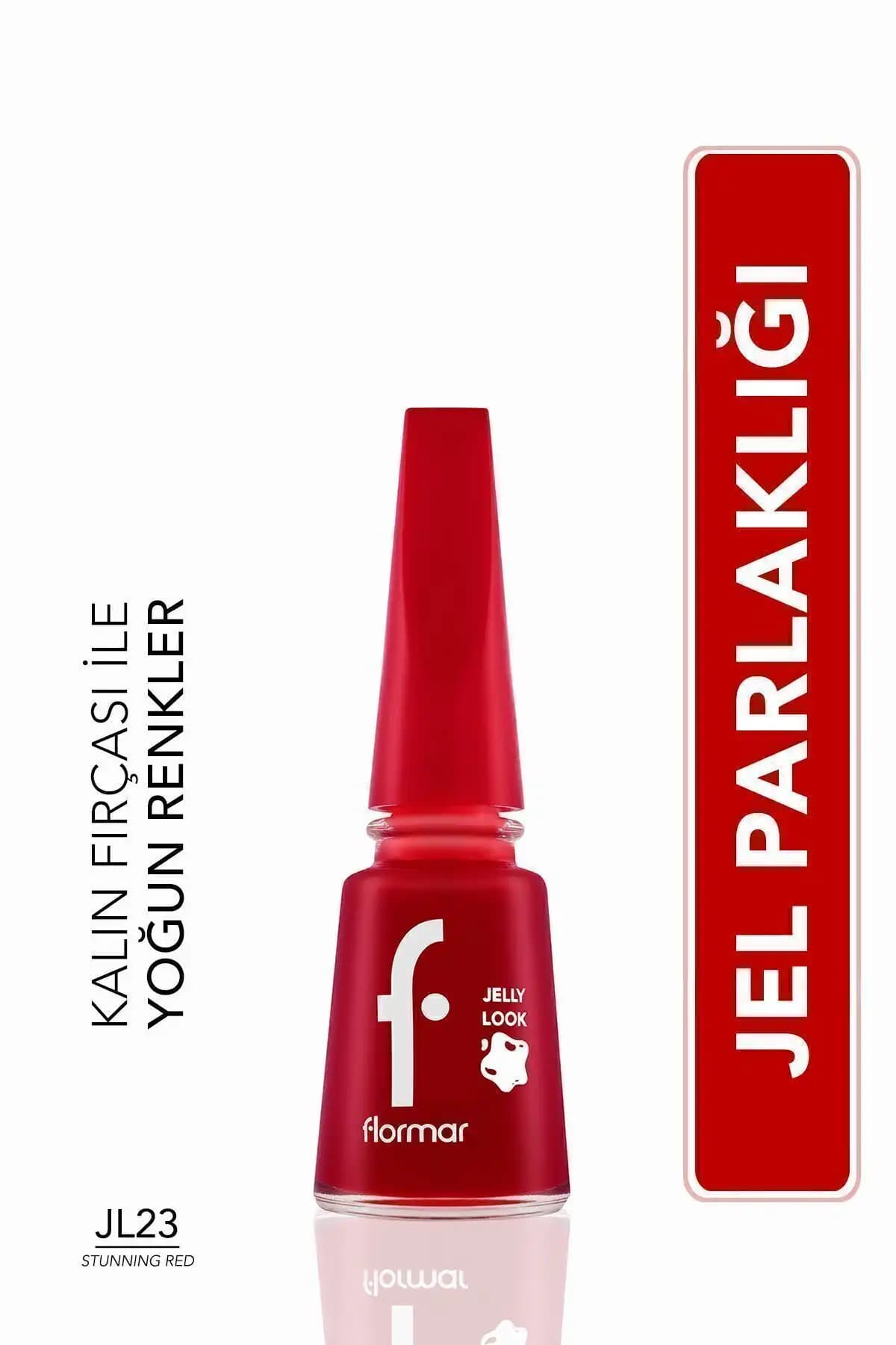 Flormar Jelly Look Oje Jel Parlaklığı ve Çekici Renklerle Mükemmellik Sağlar