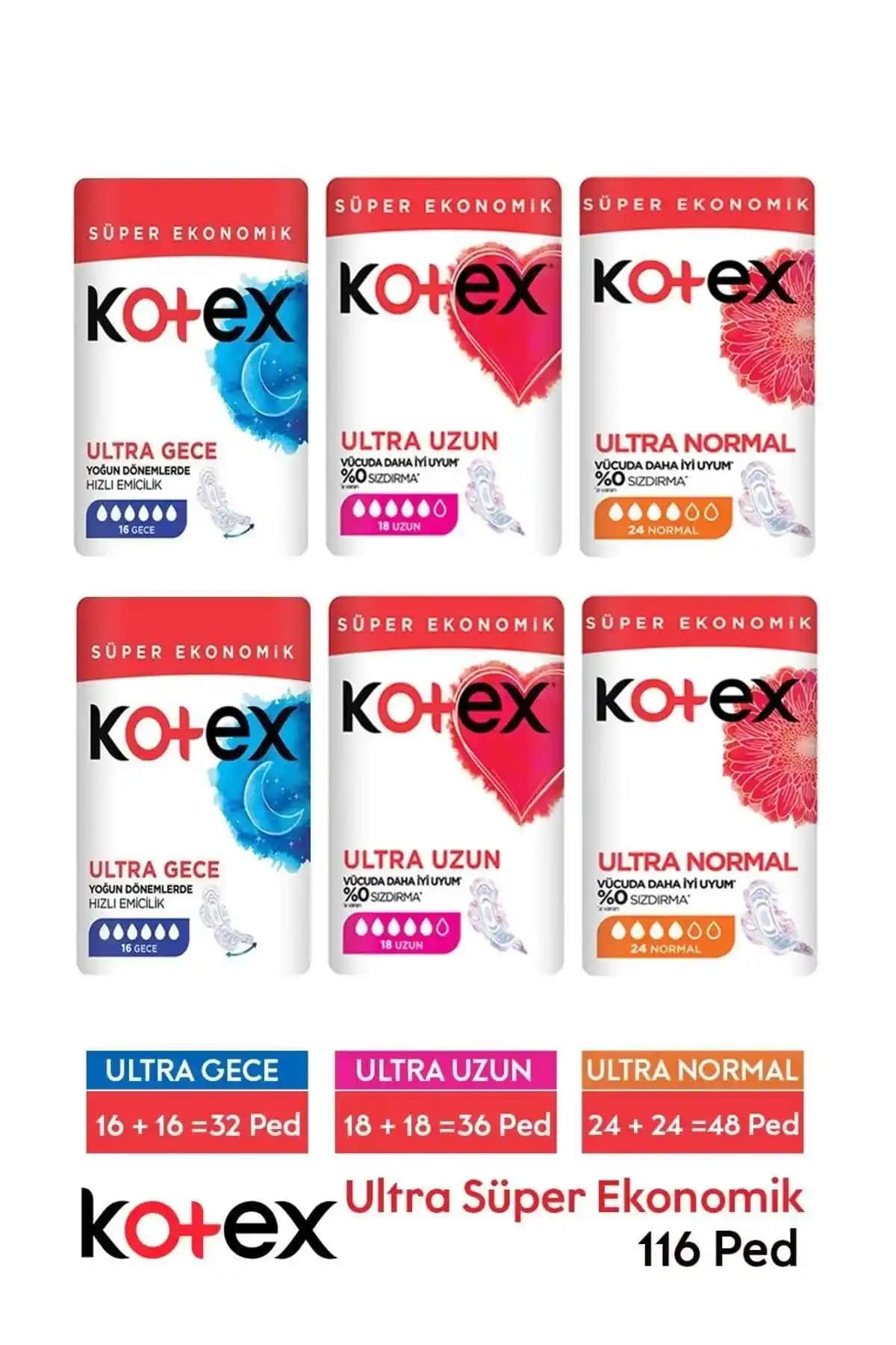 Kadın Hijyenik Pedler Karşılaştırması: Kotex Ultra Süper ve Orkid Ekstra Hassas Özellikleri