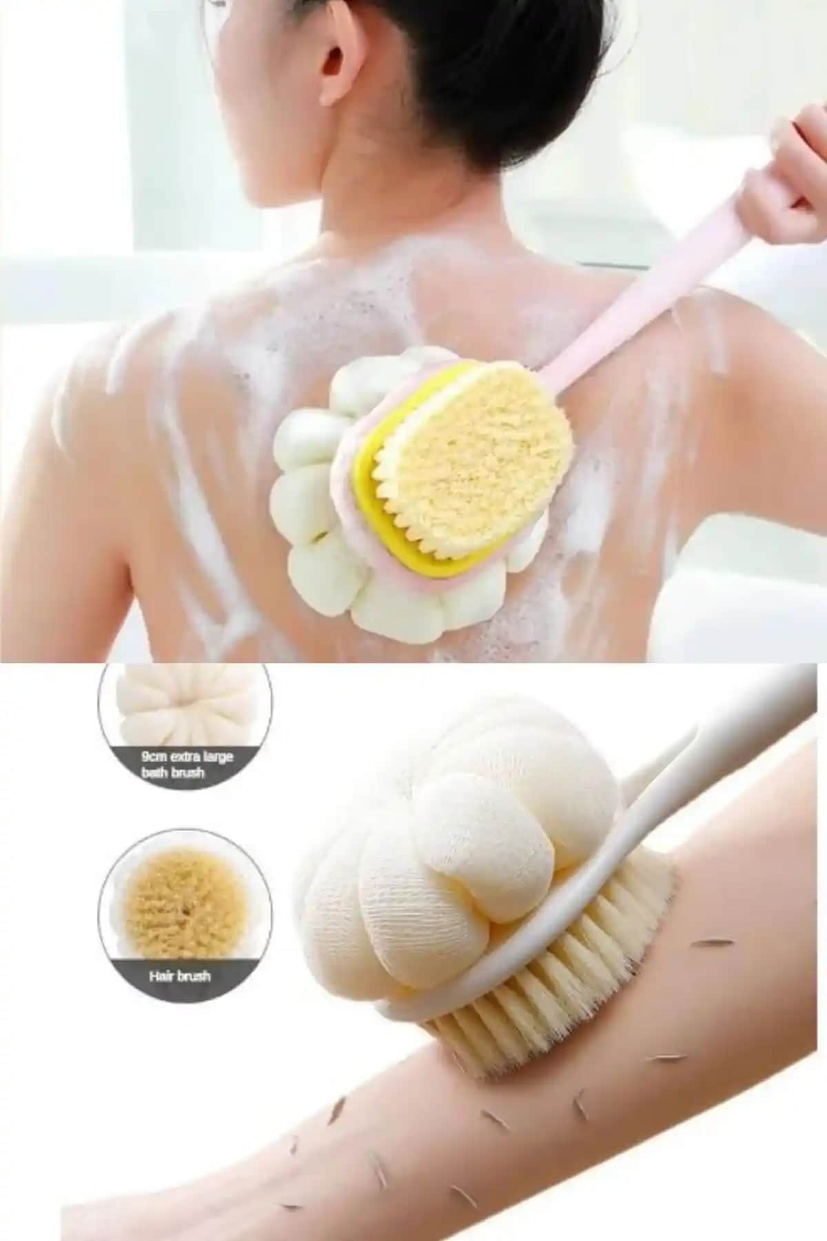 ARVALE ve Keyfi Sepet 2'si 1 Arada Duş Fırçası Karşılaştırması