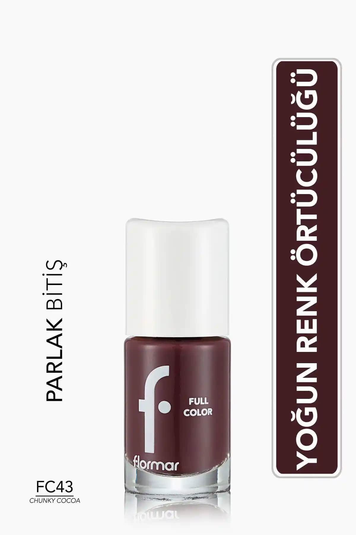 Flormar Yoğun Pigmentli Parlak Oje FC43 Chunky Cocoa: Kalıcı ve Şık Renk Seçeneği