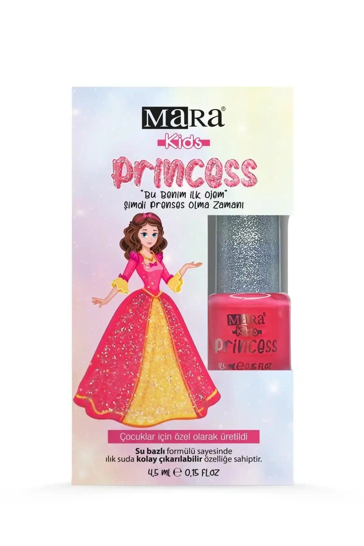 Mara Princess Yıkanabilir Su Bazlı Çocuk Ojesi Güvenli ve Renkli Deneyim