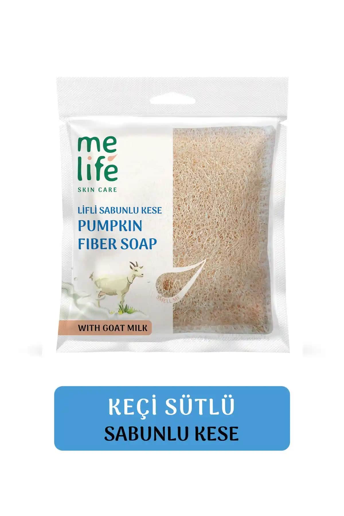 MELIFE Doğal Kabak Lifli Sabunlu Kese Karşılaştırması Keçi Sütlü ve Pirinç Özlü Ürünler