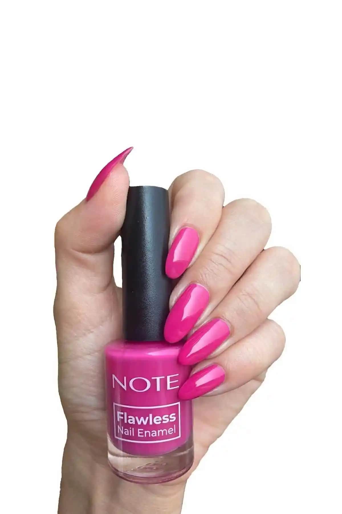 Note Cosmetics Nail Flawless 92 Jasmine Pembe Oje Yaz ve Enerjik Görünüm İçin
