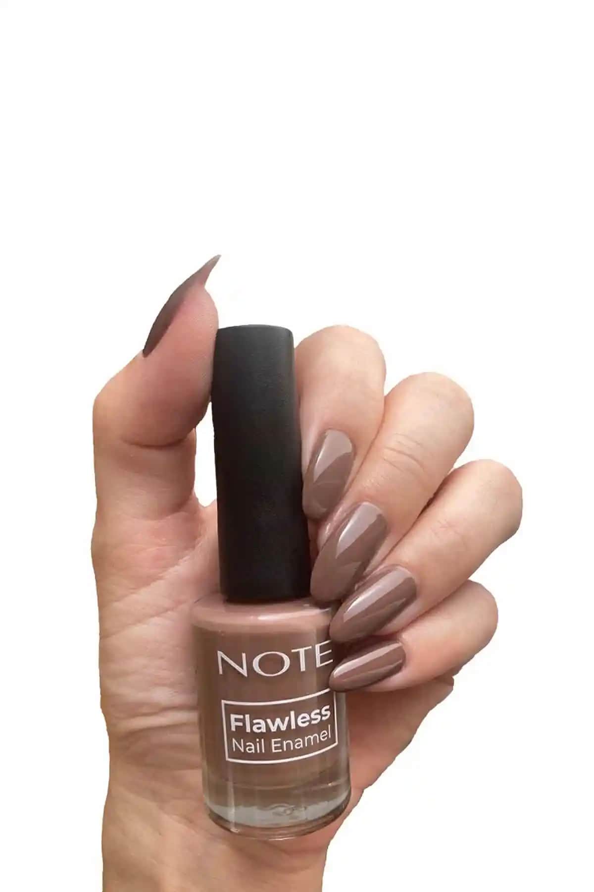Note Cosmetics Nail Flawless Oje 56 Cookie Kahverengi, Güvenli ve Kalıcı Tırnak Bakım Ürünü