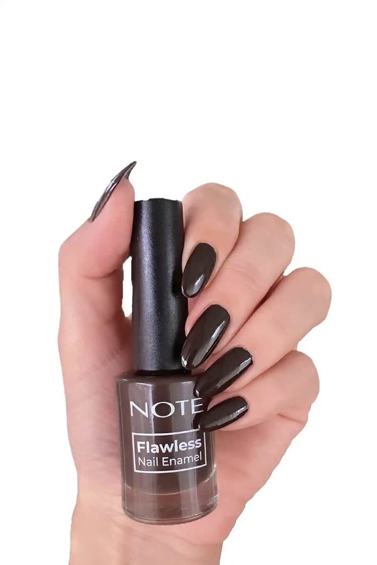 Note Cosmetics Nail Flawless Oje 69 Tropic Brown Kahverengi, parlak ve kalıcı tırnak cilası
