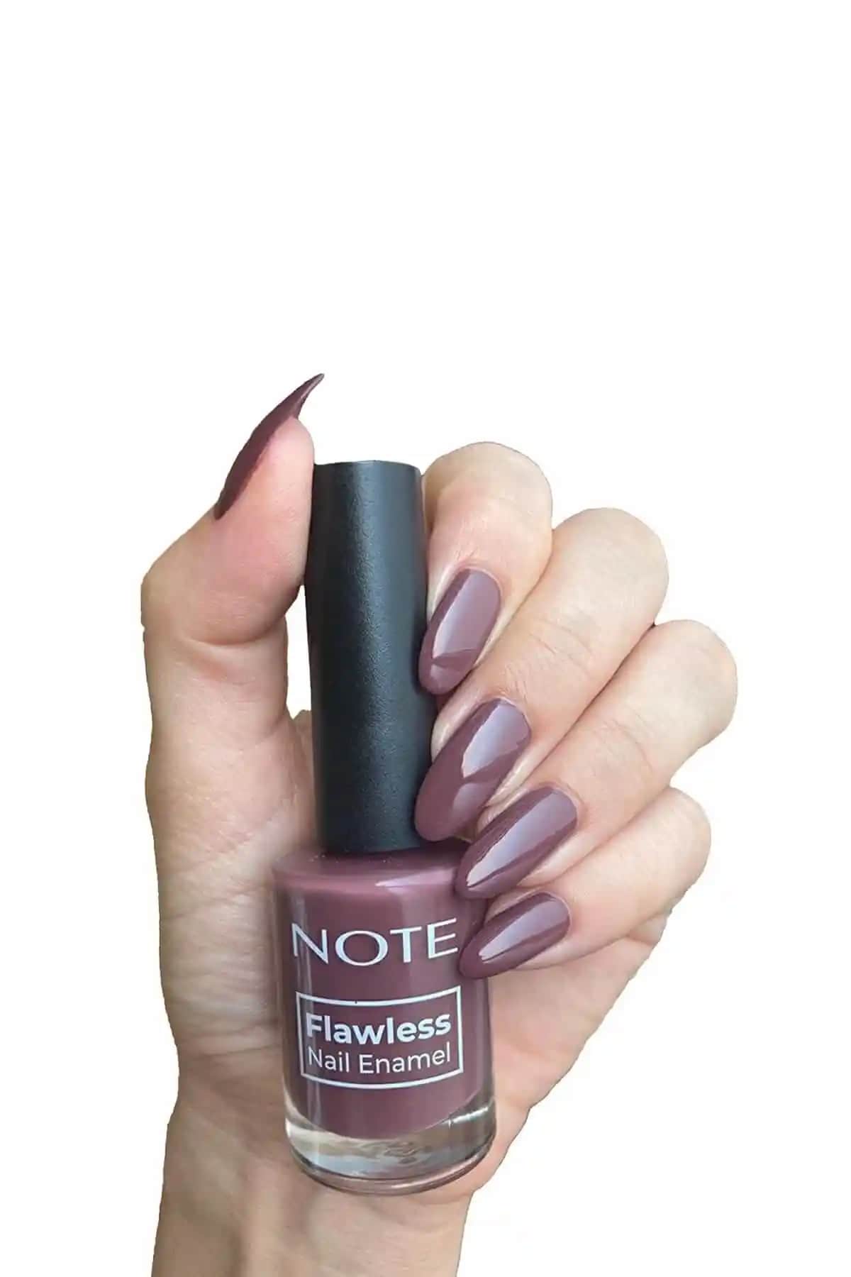 Note Cosmetics Nail Flawless Oje Grape 83 - Yüksek Kapatıcılık ve Parlaklık Sağlayan Oje
