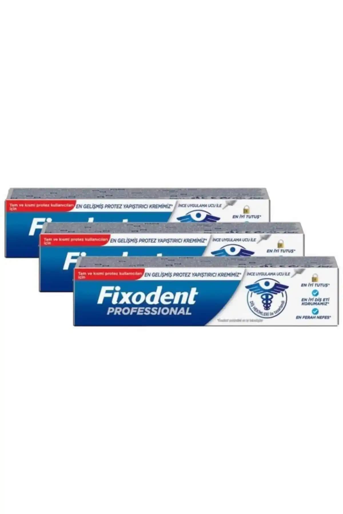 Fixodent Professional Diş Protez Yapıştırıcı Kremi Güçlü Tutuş ve Konfor Sağlar