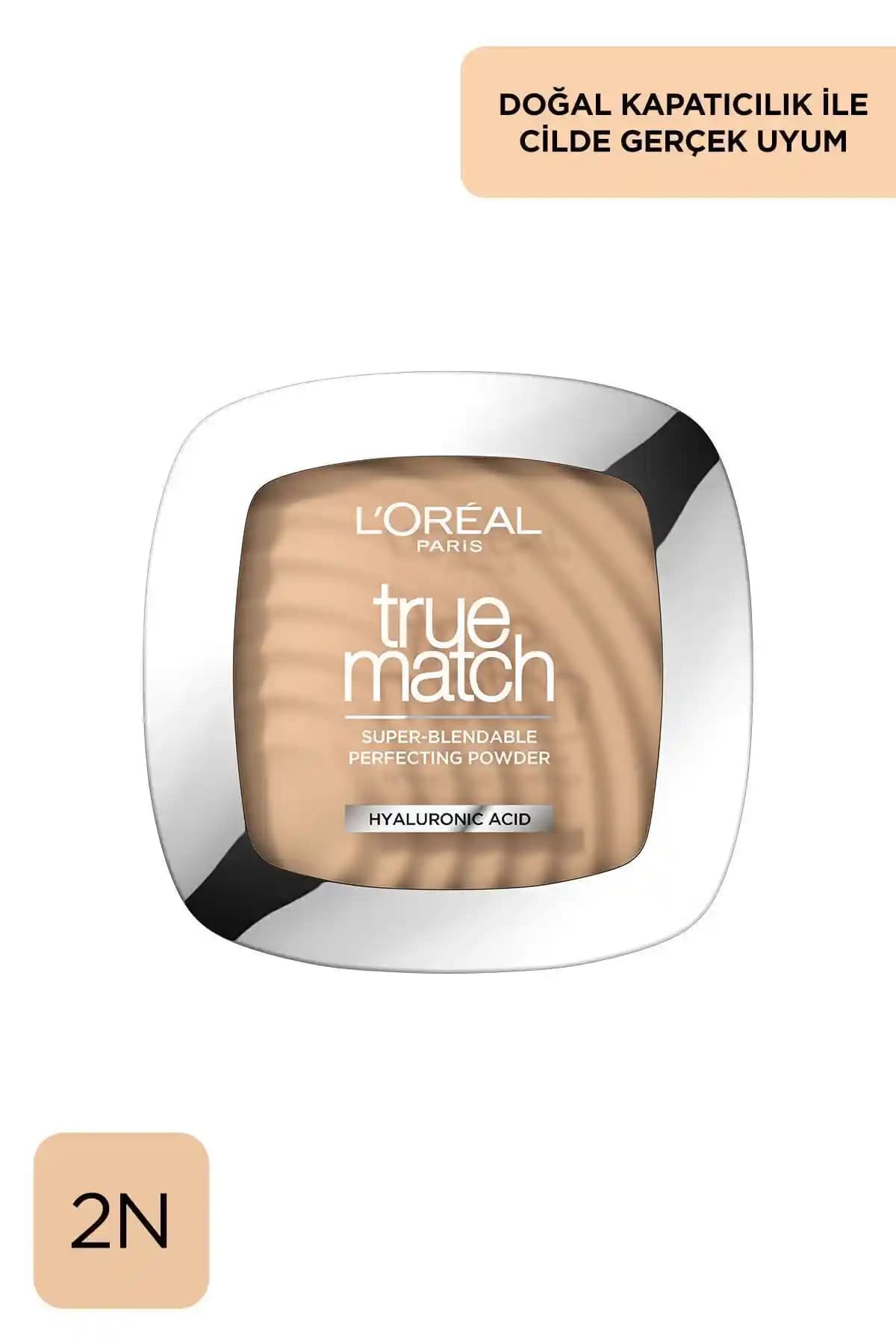 L'Oreal Paris True Match Pudra 2.N Vanilla: Doğal ve Mat Görünüm Sağlayan Kaliteli Makyaj Pudrası