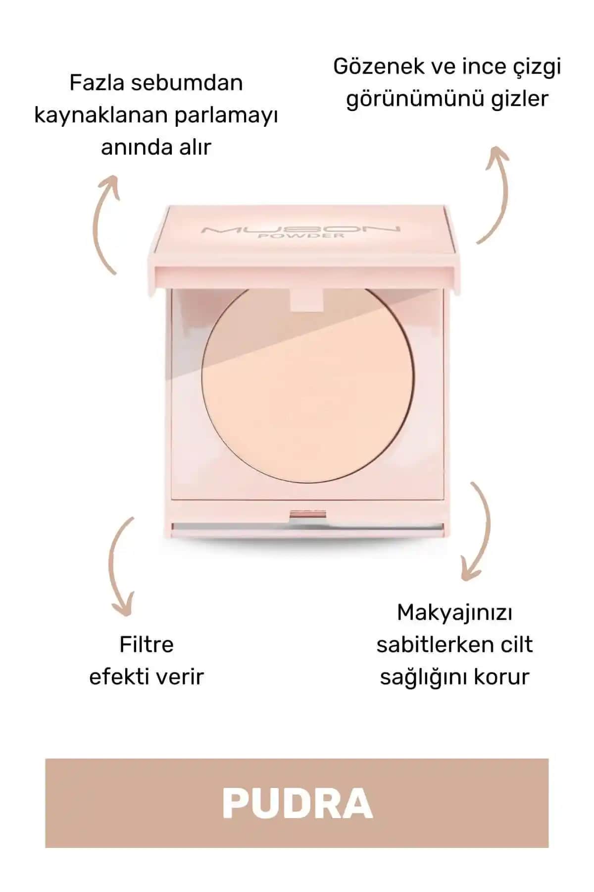 Muson Pudra Light: Doğal Mat Görünüm ve Uzun Süreli Kalıcılık Sağlayan Makyaj Pudrası