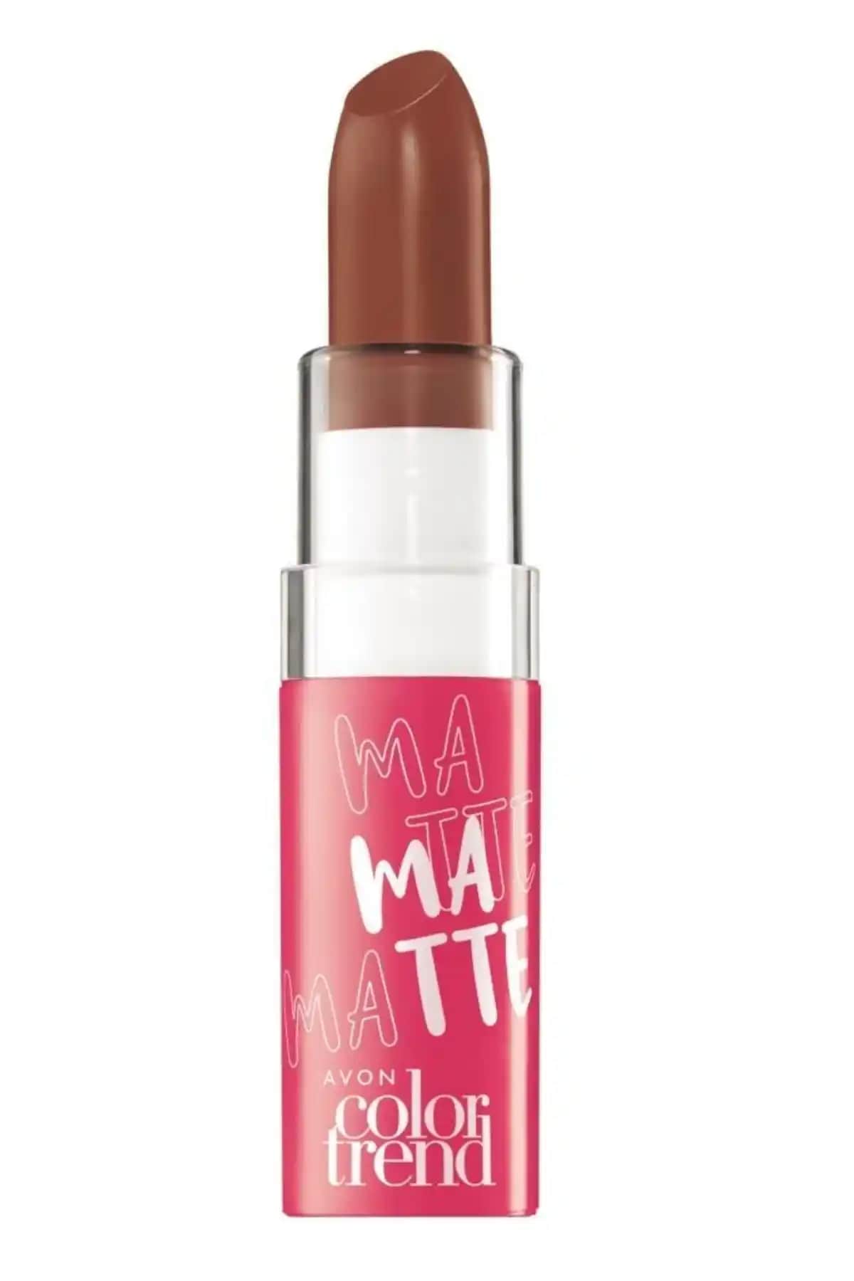 Avon Color Trend Matte Legend Ruj: Modern ve Kalıcı Kahverengi Mat Dudaklar İçin