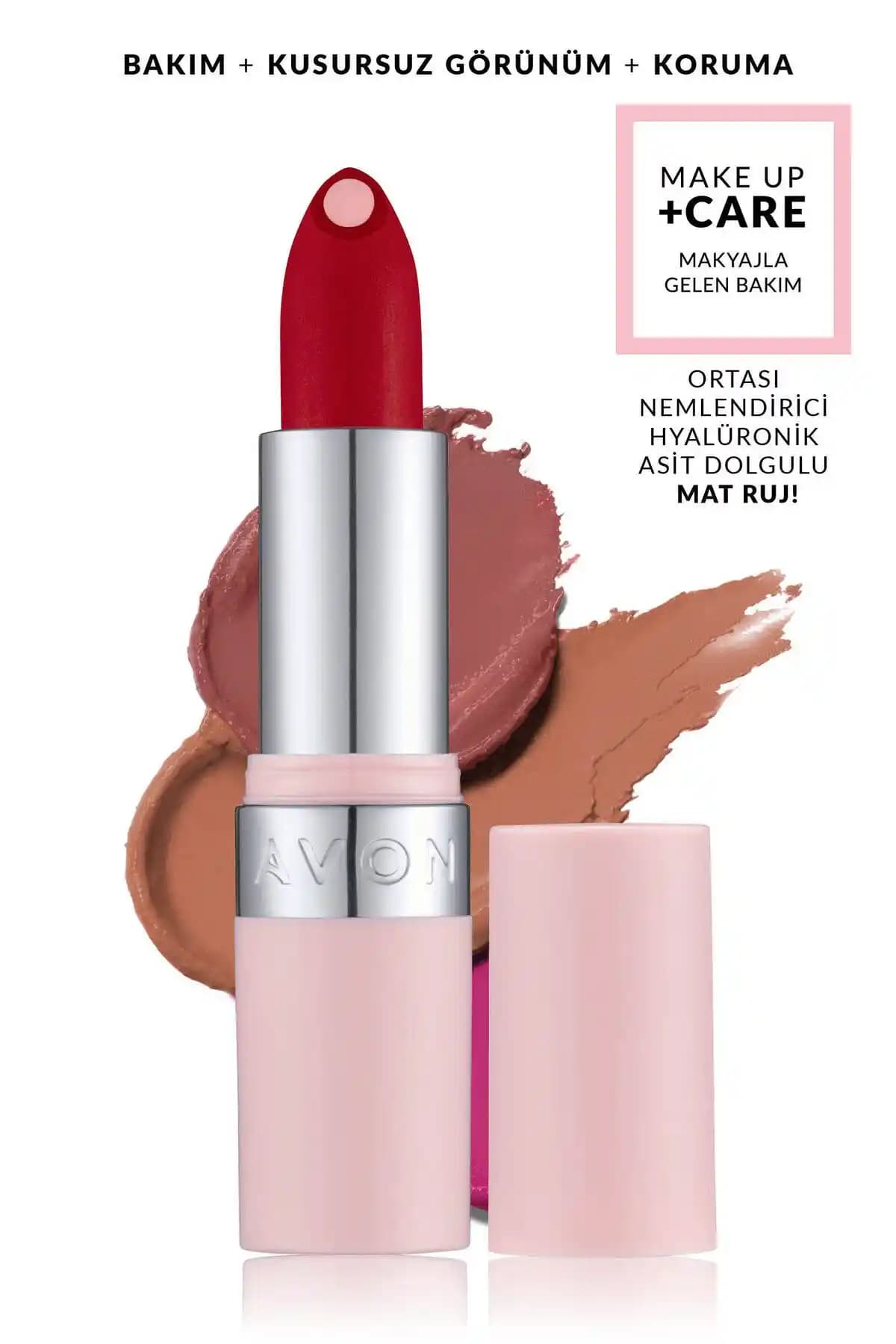Avon Hydramatic Mat Ruj Siren Red: Kaliteli Mat Dudak Makyajı Deneyimi