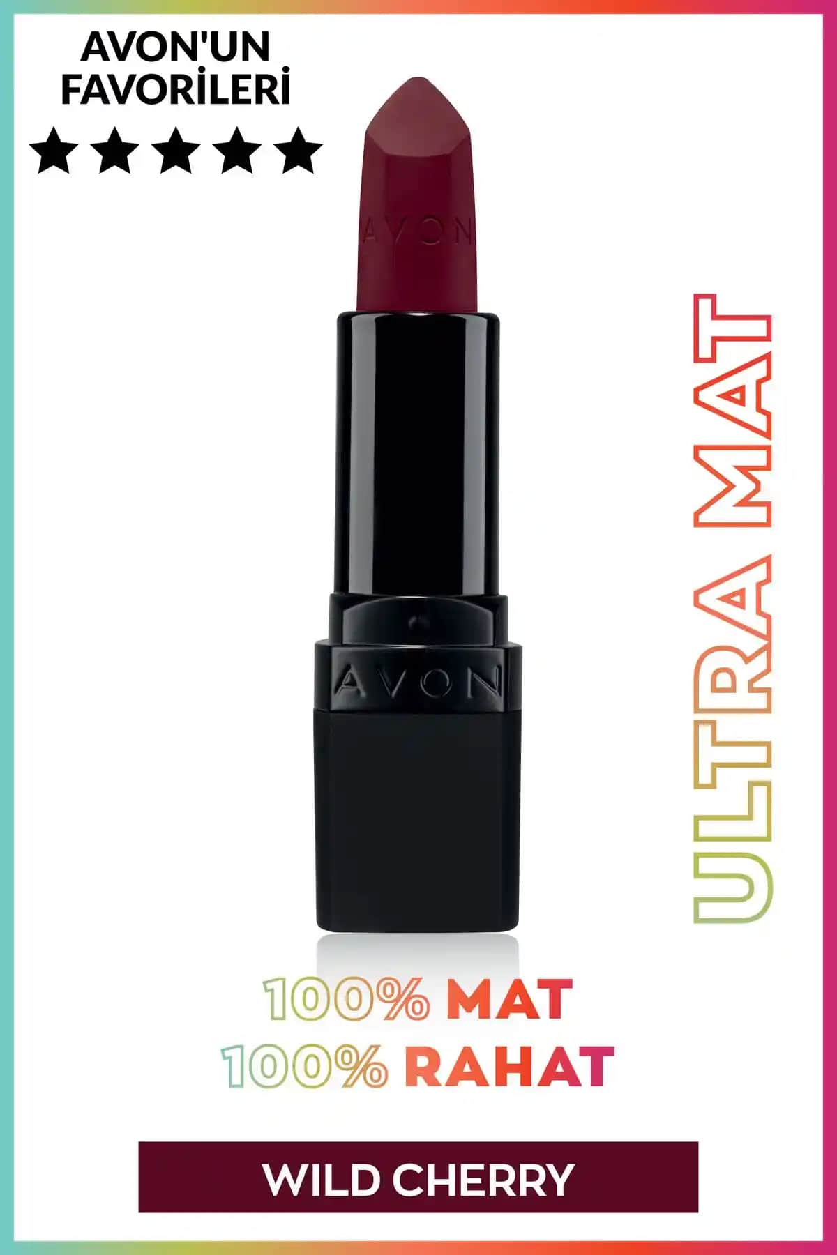 Avon Ultra Mat Wild Cherry Ruj: Kalıcı, Doğal ve Modern Dudak Makyajı İçin Ideal