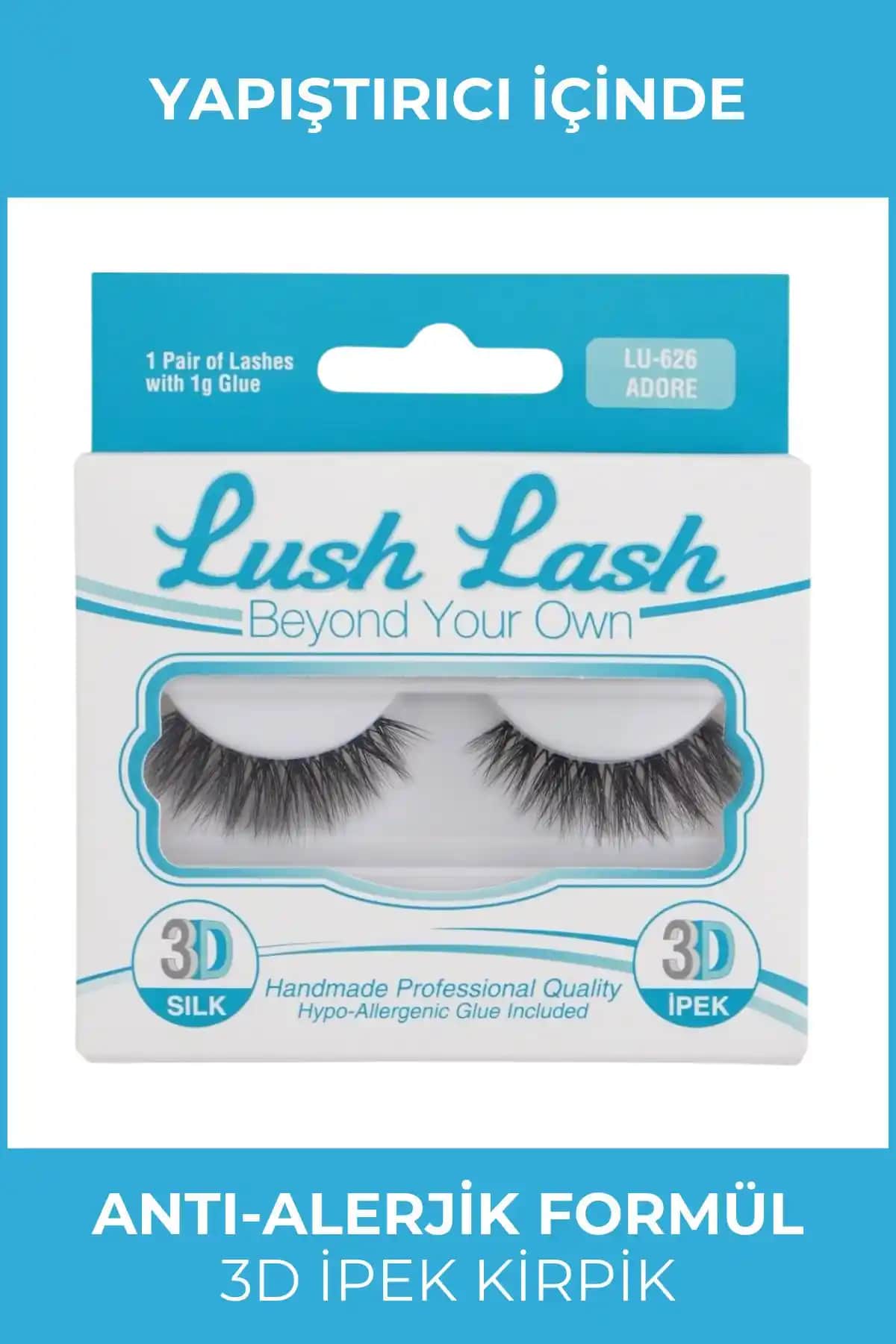 Lush Lash 3D İpek Kirpik ve Ocean 718 Doğal Takma Kirpik Karşılaştırması