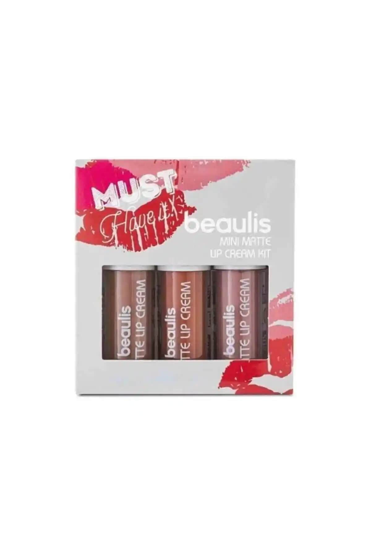 Beaulis Mini Mat Likit Ruj Seti Modern Şıklık ve Pratik Kullanım İçin Ideal