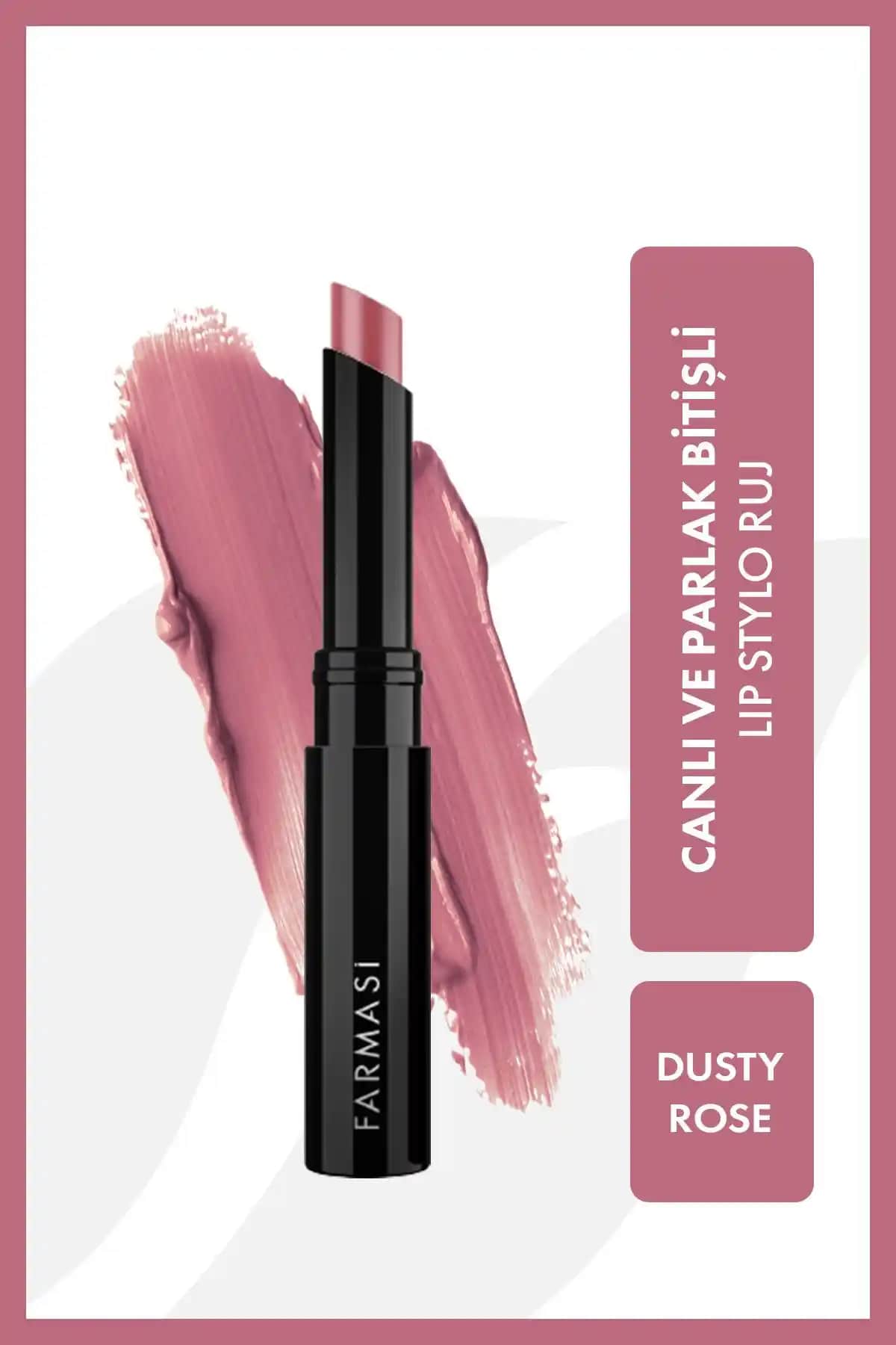Farmasi Lip Stylo Dusty Rose Dudak Rujuyla Doğal ve Çekici Görünüm Elde Edin