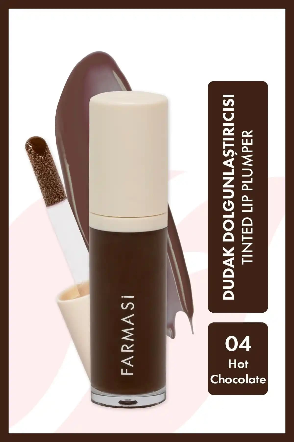 Farmasi Renkli Dudak Dolgunlaştırıcı 04 Hot Chocolate Doğal Hacim ve Renk Veren Ürün