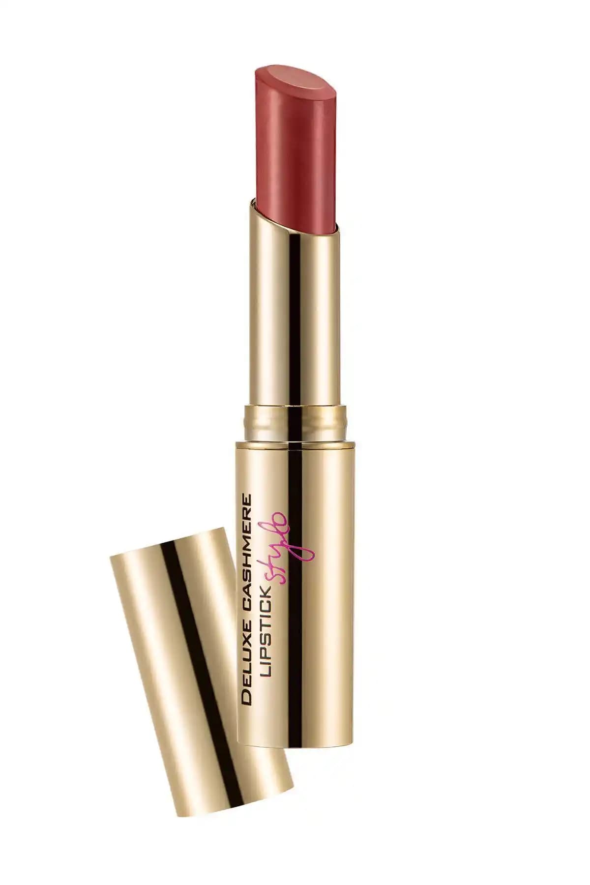 Flormar Deluxe Cashmere Lipstick Stylo DC37 Throwback Rose: Şık ve Kalıcı Dudak Rujları