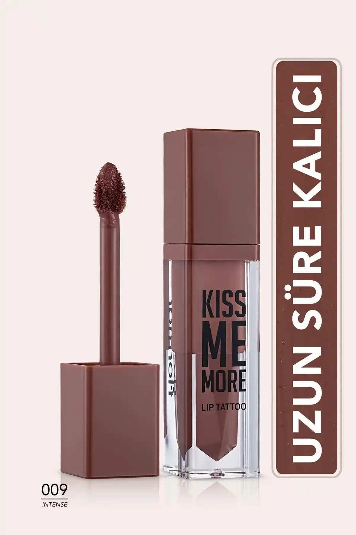 Flormar Kiss Me More Lip Tattoo 009 Intense Mat Ruj Uzun Süre Dayanıklı ve Rahat Kullanım