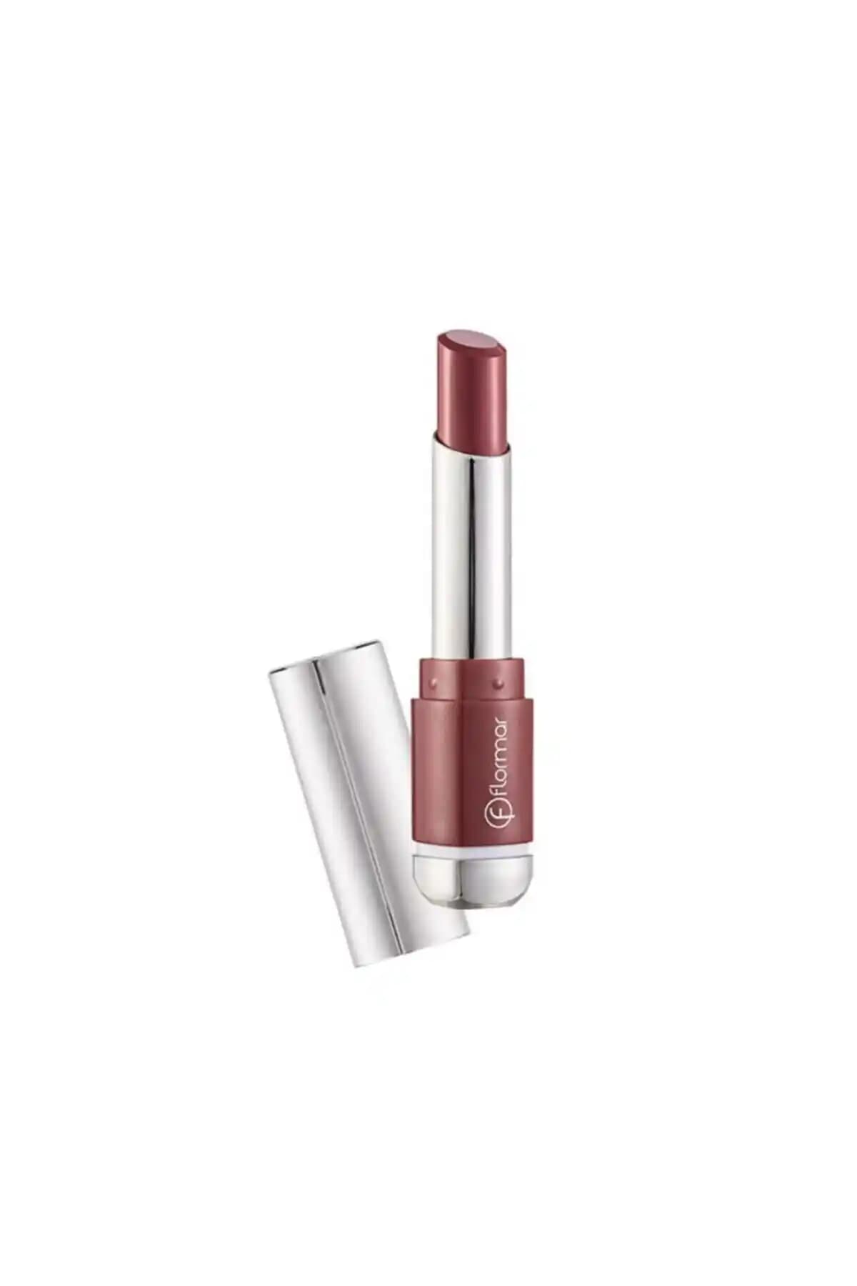 Flormar Saten Dokulu Stick Ruj 017 Subdued Rosy ile Doğal ve Parlak Dudaklar