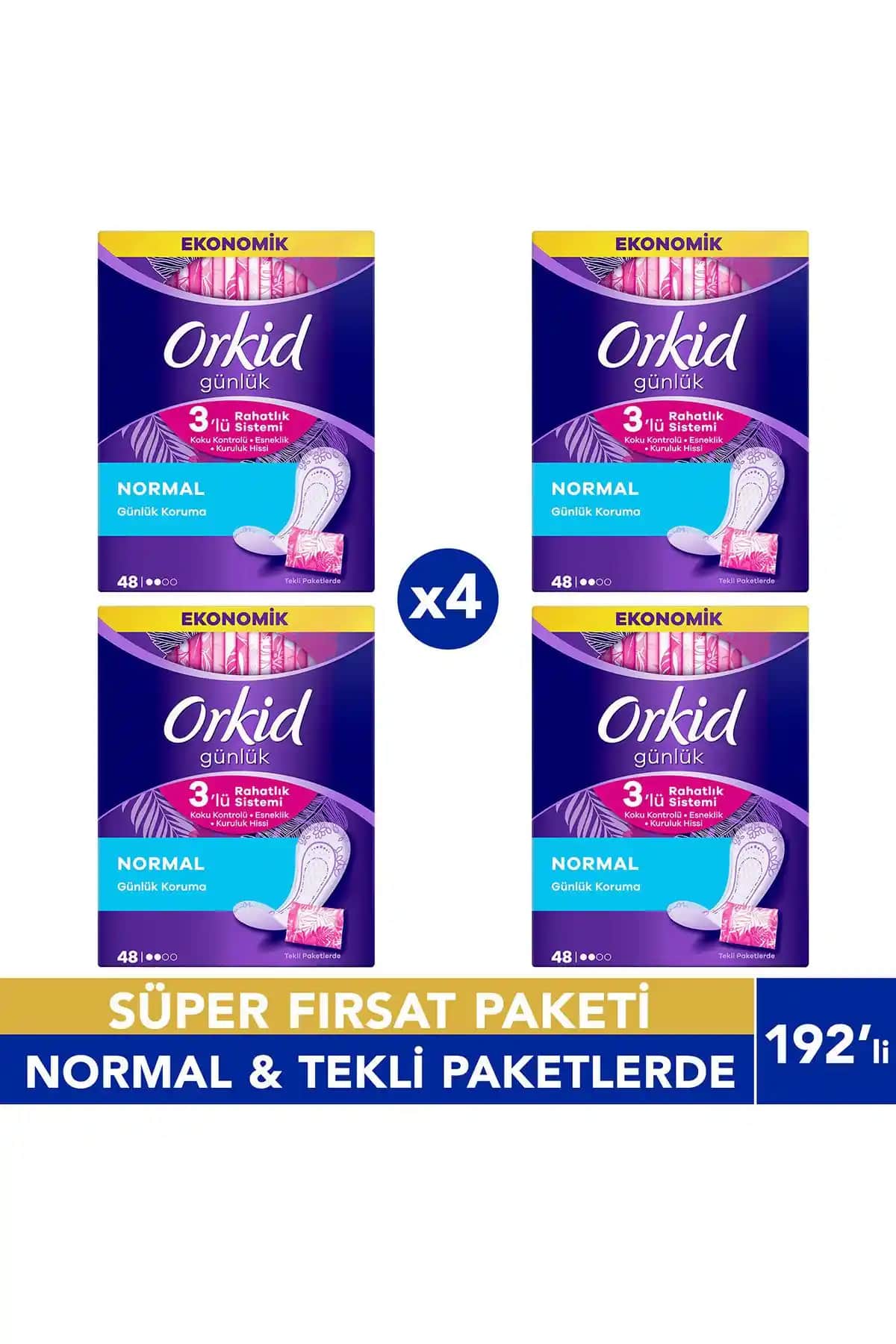Orkid Günlük Normal ve Sleepy Black Premium Plus Pedleri Karşılaştırması