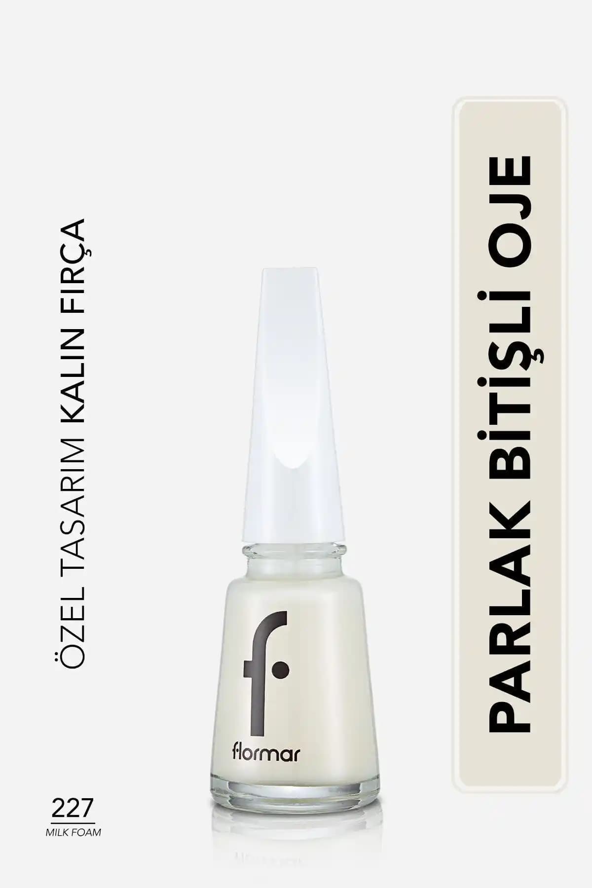 Flormar Klasik Parlak Oje Karşılaştırması: 227 Milk Foam ve 305 Beige Latte