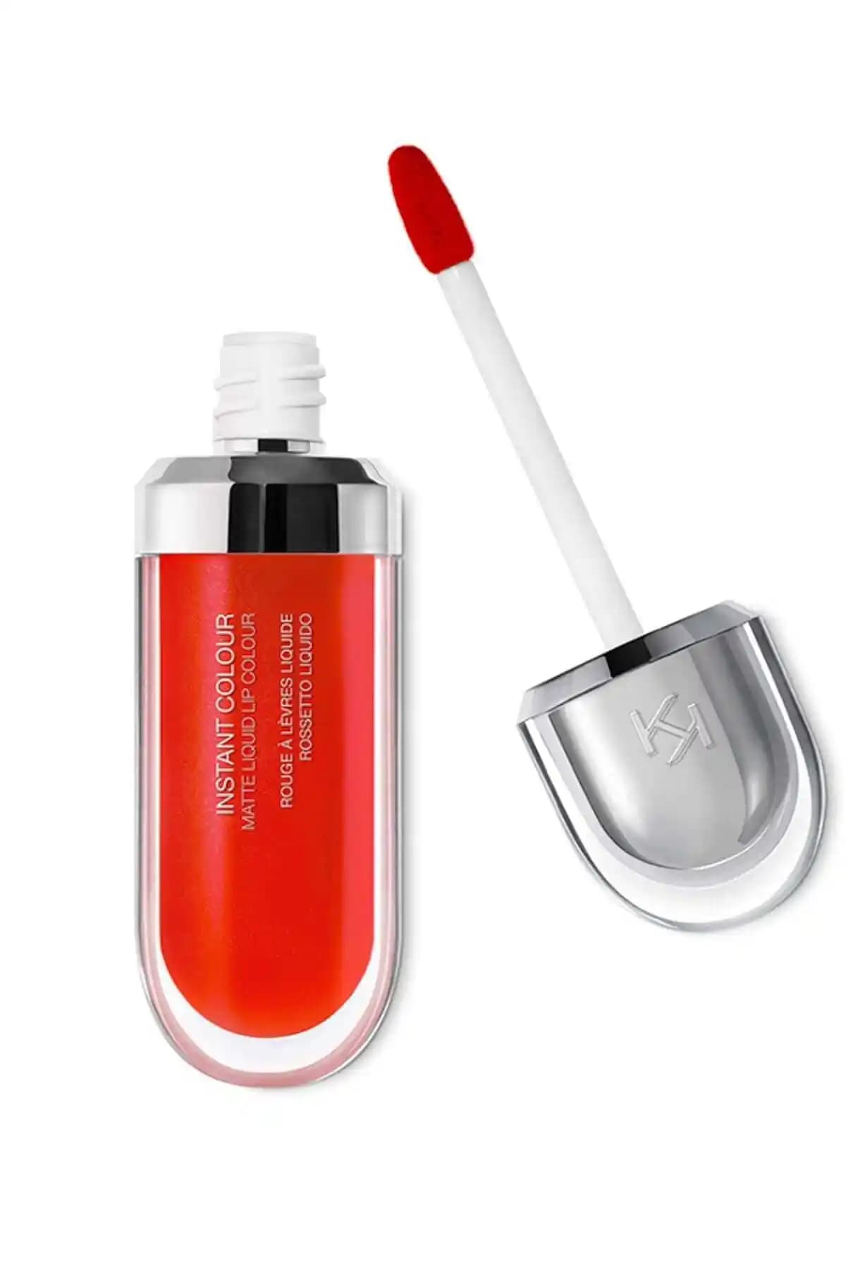 KIKO Mat Likit Ruj 06 Poppy Red: Kalıcı ve Canlı Kırmızı Dudaklar İçin