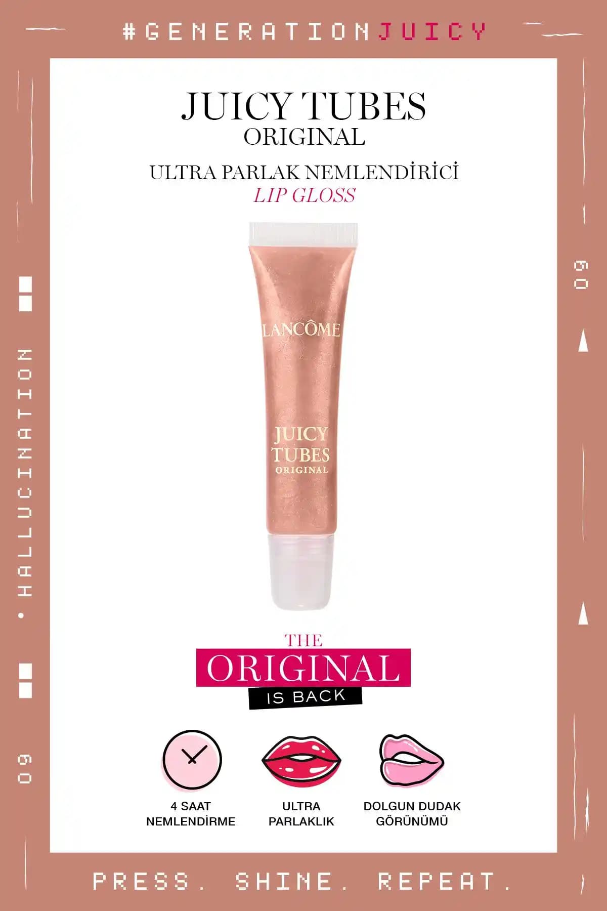 Lancome Juicy Tubes Nemlendirici Lip Gloss Dudak Parlatıcısı 09 Hallucination
