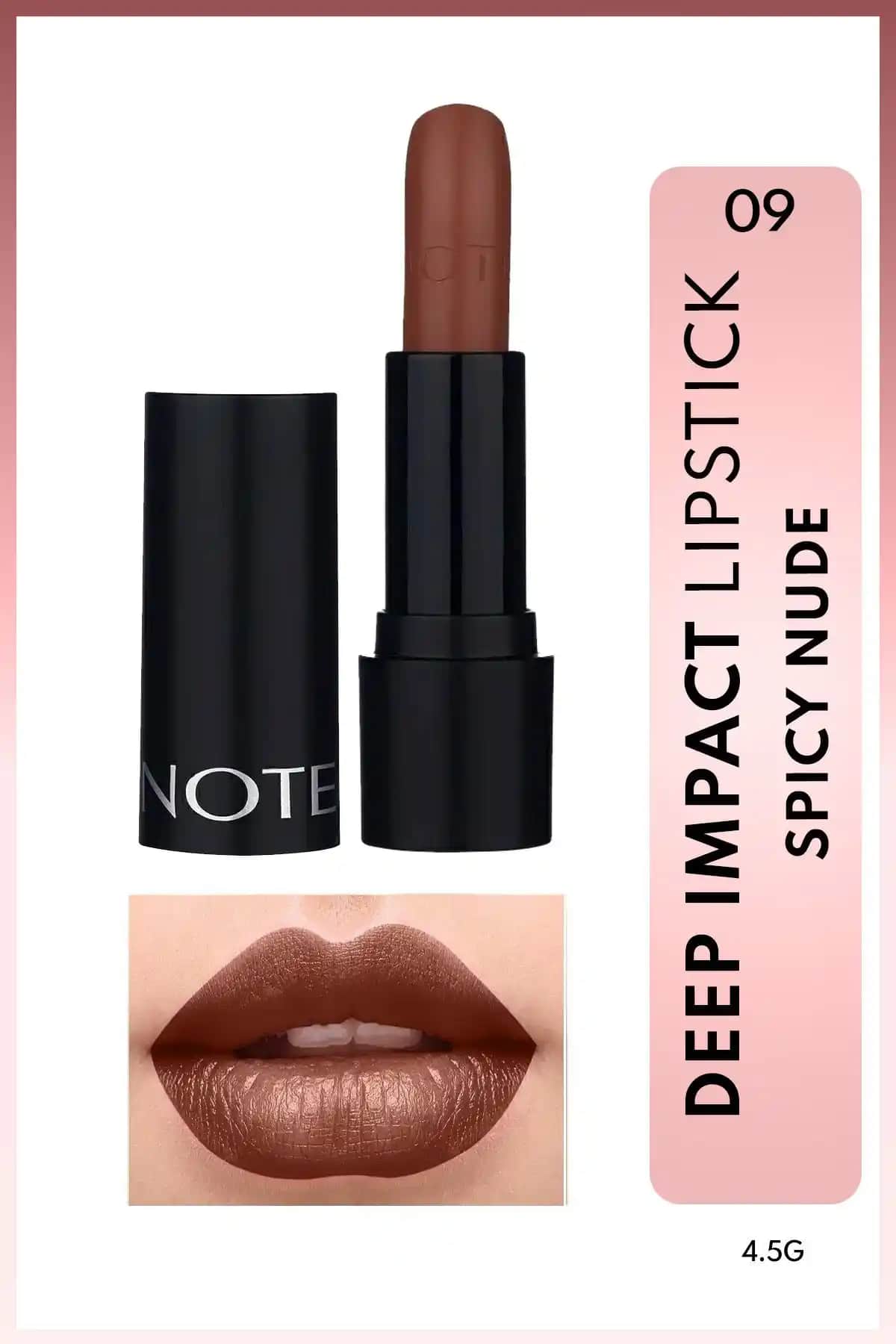 Note Cosmetics Deep Impact Lipstick Yarı Parlak Doğal Dudak Rujunun Özellikleri ve Kullanım İpuçları