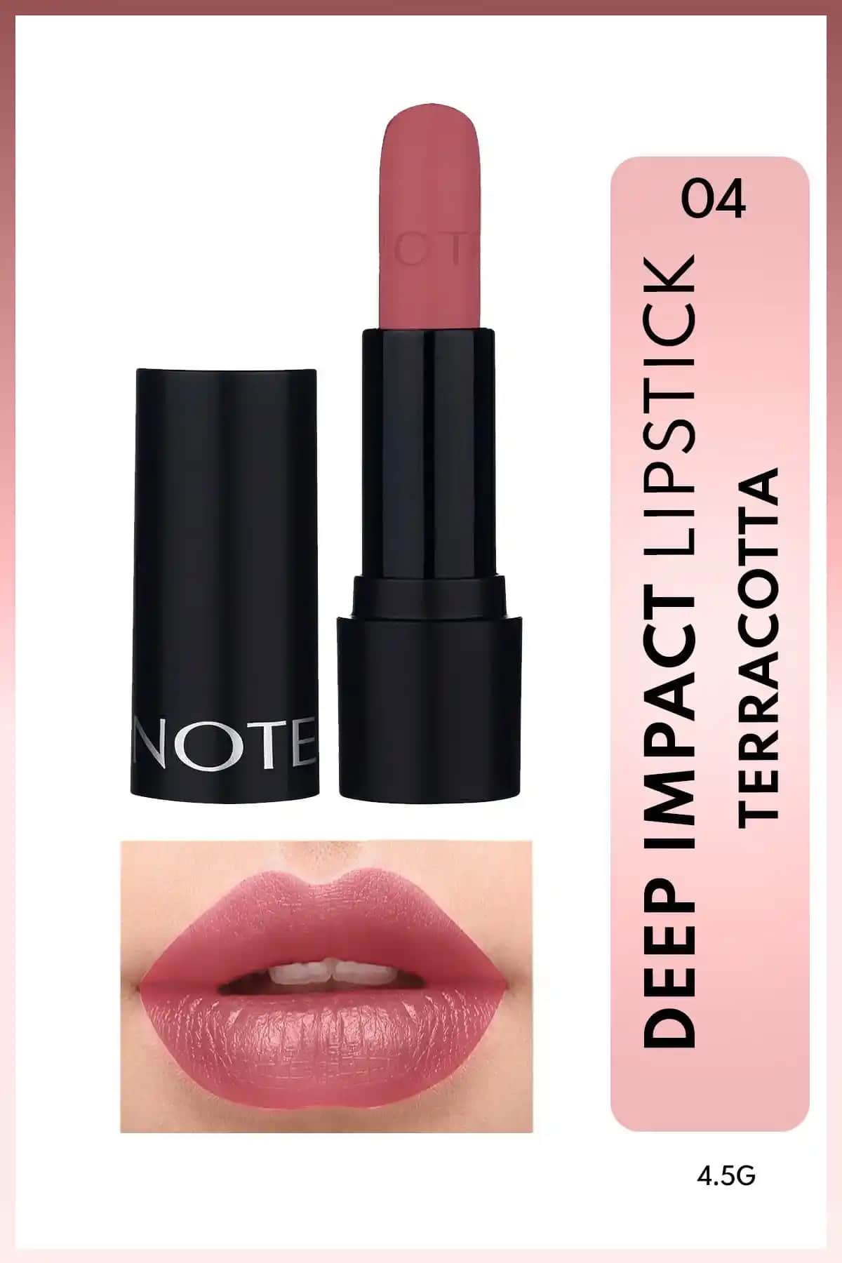 Note Cosmetics Deep Impact Ruj ile Doğal ve Parlak Dudaklara Sahip Olun