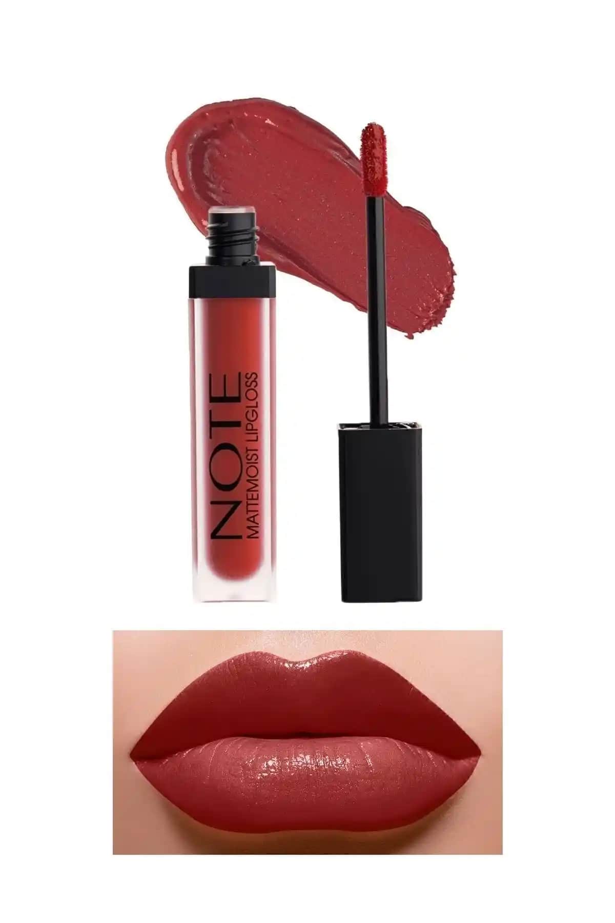 Note Cosmetics Mattemoist Lipgloss: Kalıcı ve doğal kırmızı dudaklar için ideal ürün