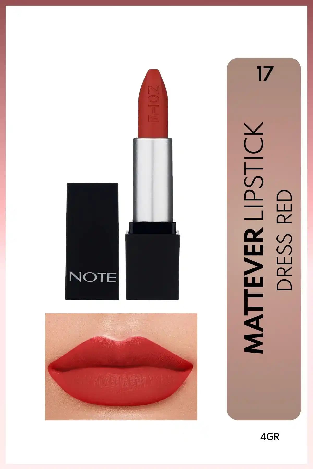 Note Cosmetics Mattever Lipstick: Uzun Süre Dayanan Mat ve Kalıcı Dudak Rujunun Özellikleri