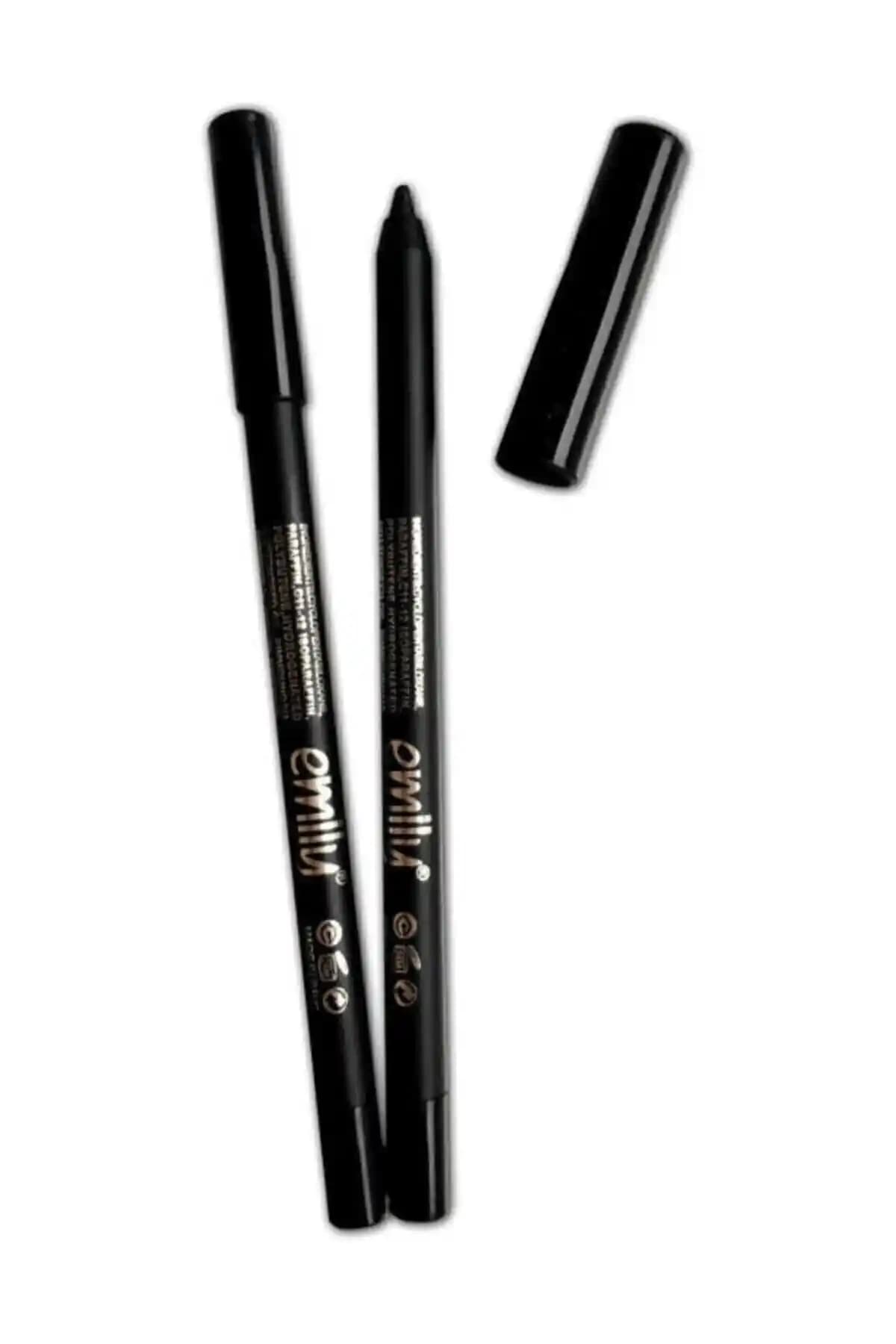 EMILY Waterproof Eye Liner ve Flormar Mat Bitişli Göz Kalemi Karşılaştırması