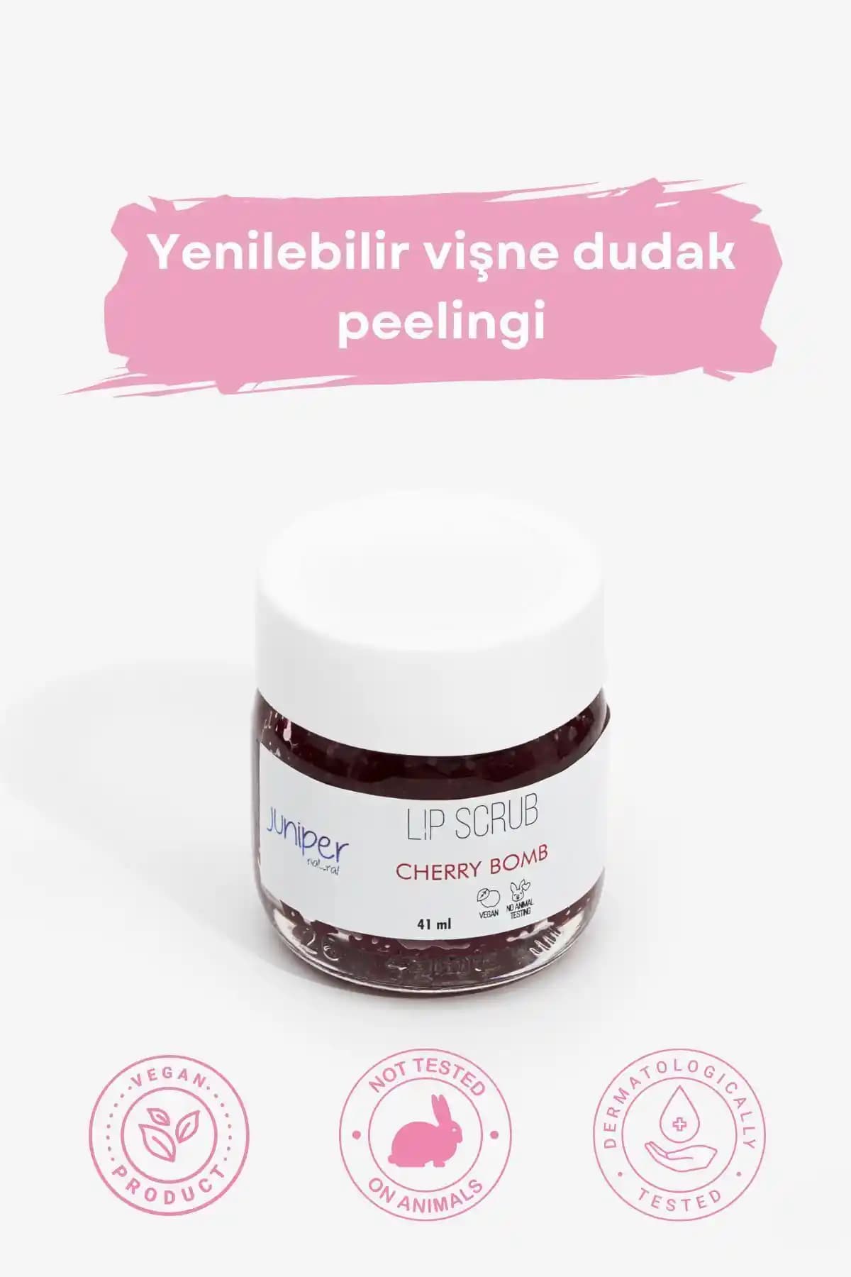 Juniper Natural Vişne Dudak Peelingi ve Mara Feelips Dudak Bakımı Karşılaştırması