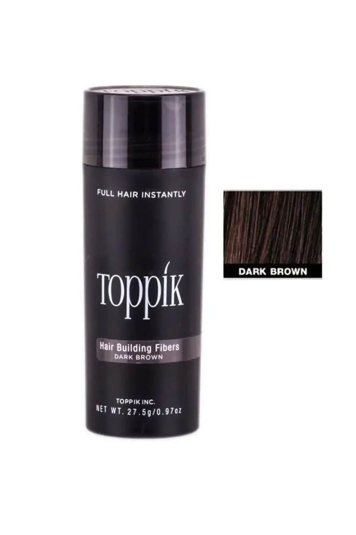 Keeper TT Topik Koyu Kahverengi Saç Fiberi Seyrek Saçlar İçin Hacim Artırıcı Ürün