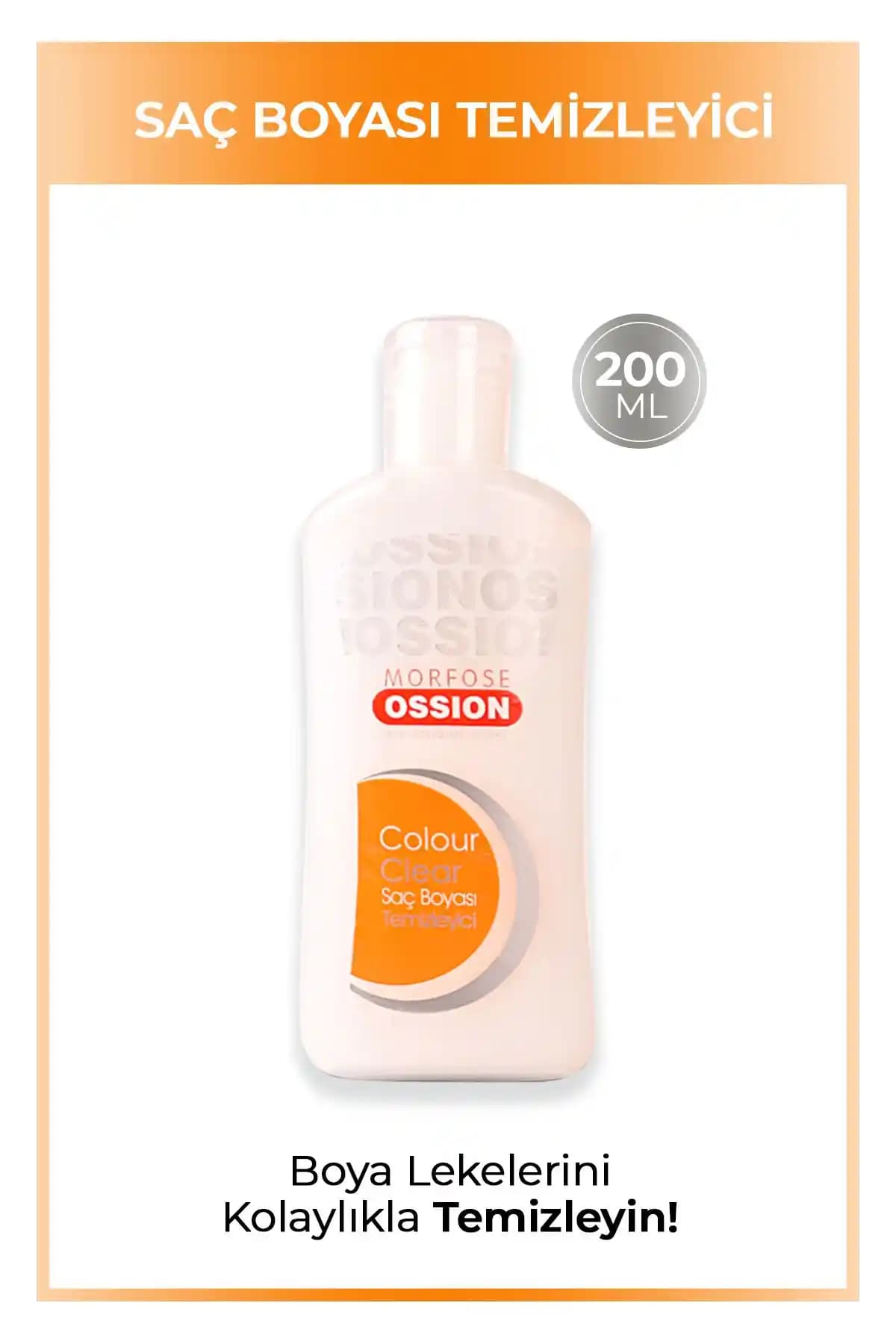 Morfose Ossion Boya Silici 200 ml - Saç Renklerini Güçlendiren ve Temizleyen Ürün