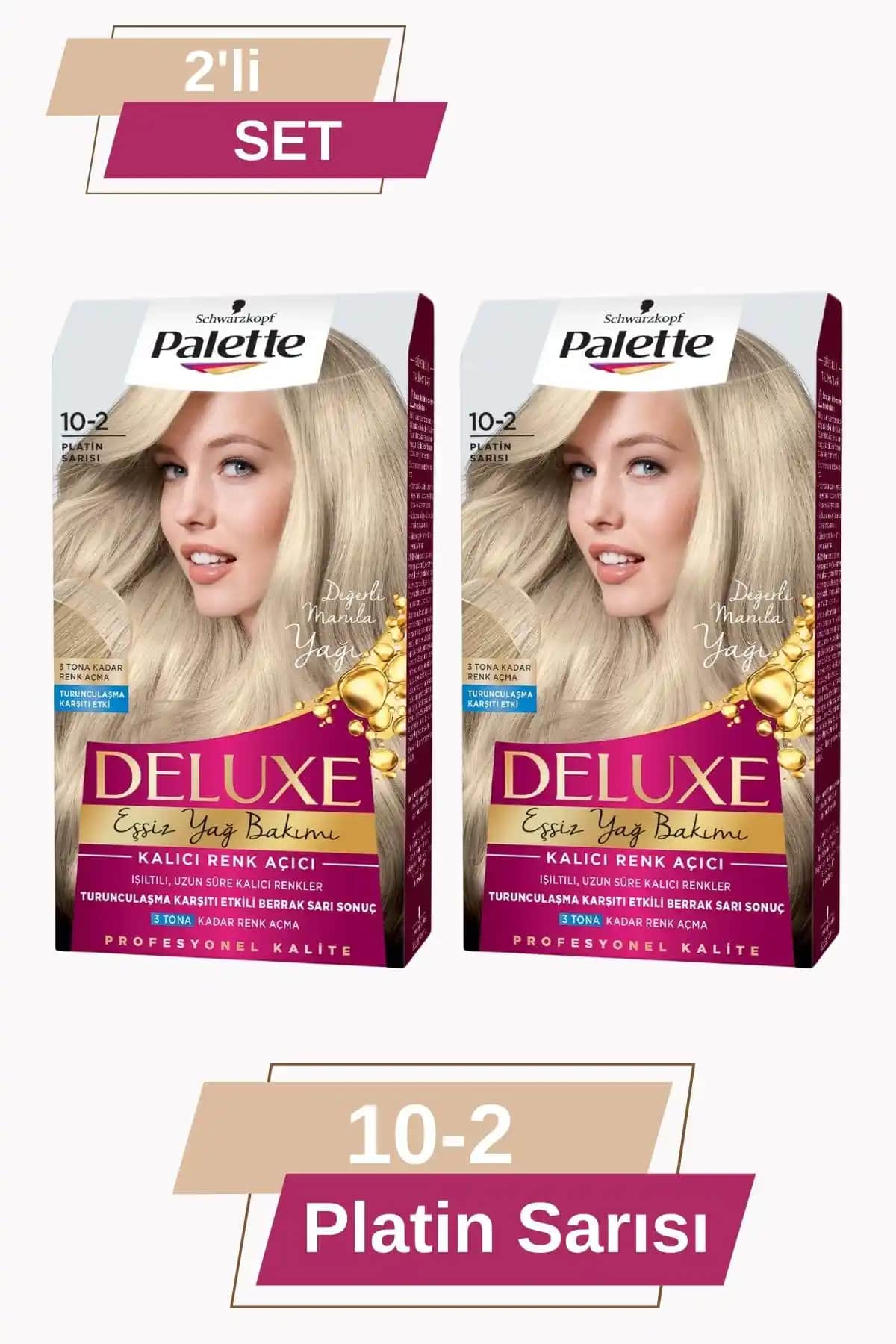 Palette Deluxe 10-2 Platin Sarısı Saç Boyası İnceleme ve Kullanıcı Değerlendirmeleri